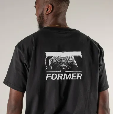 FORMER - FRACTIONAL T-SHIRT - BLACK