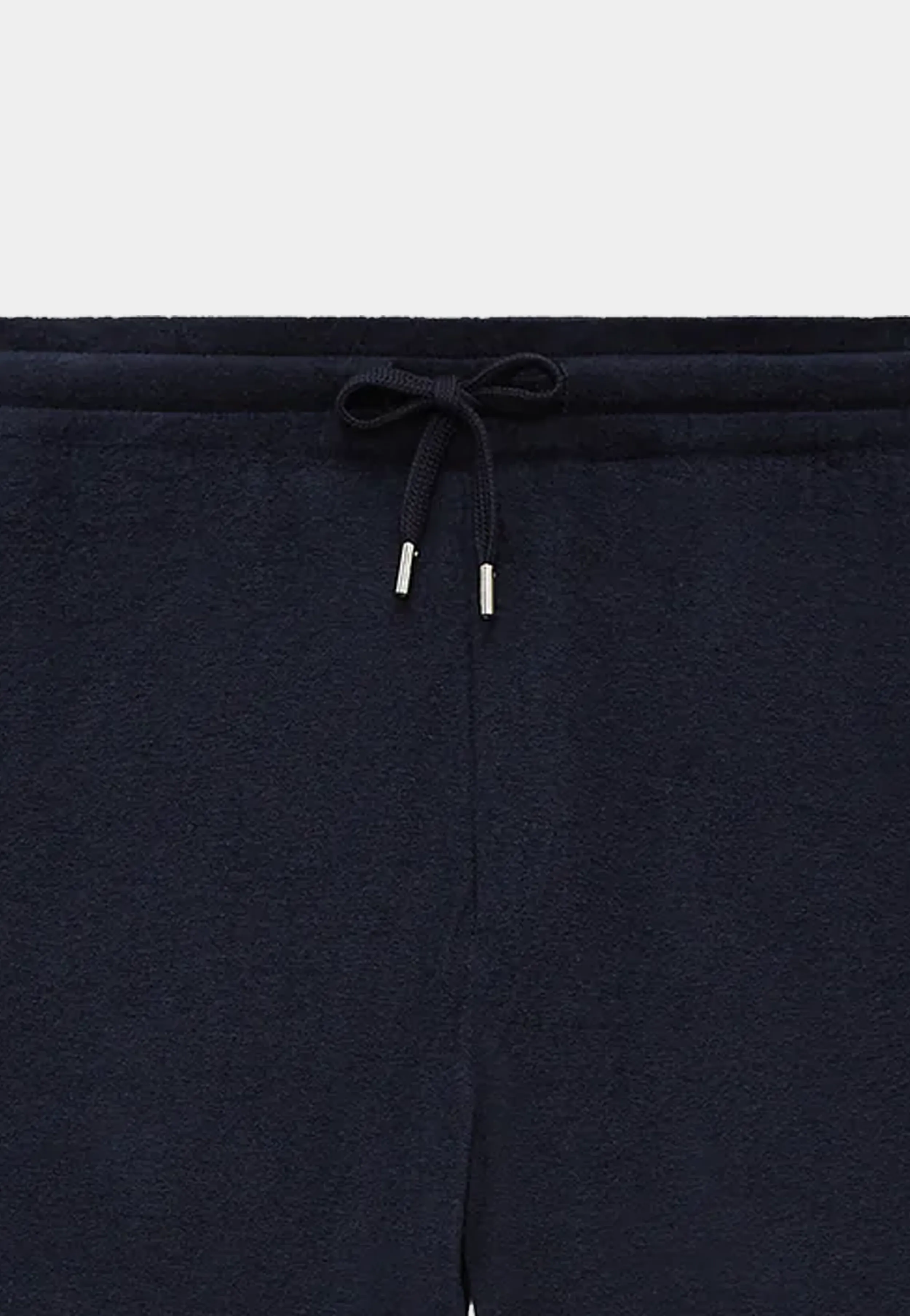 Frescobol Augusto Terry Cotton Blend Shorts Navy-Blue