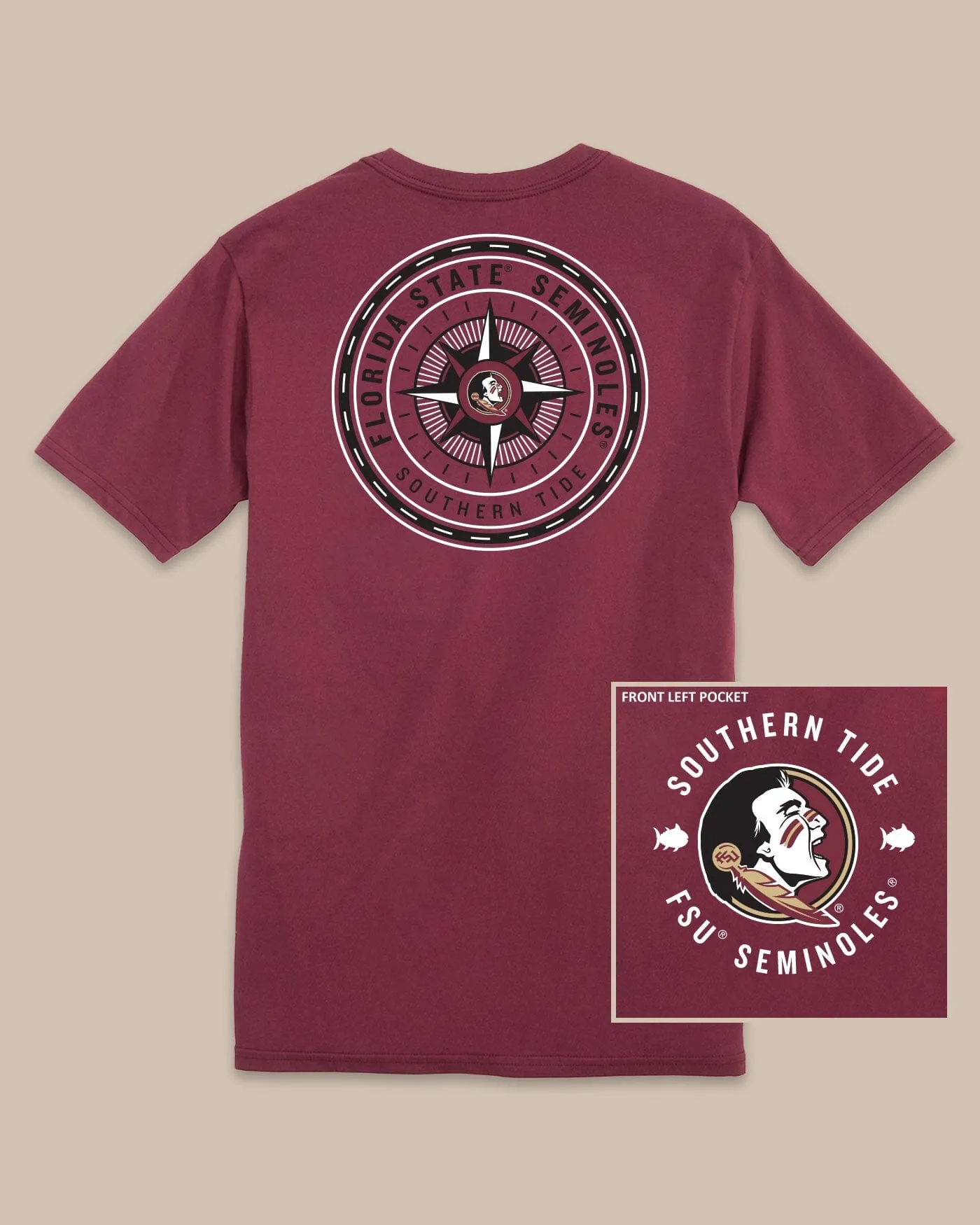 FSU Seminoles Gameday Collegiate Compass T-Shirt