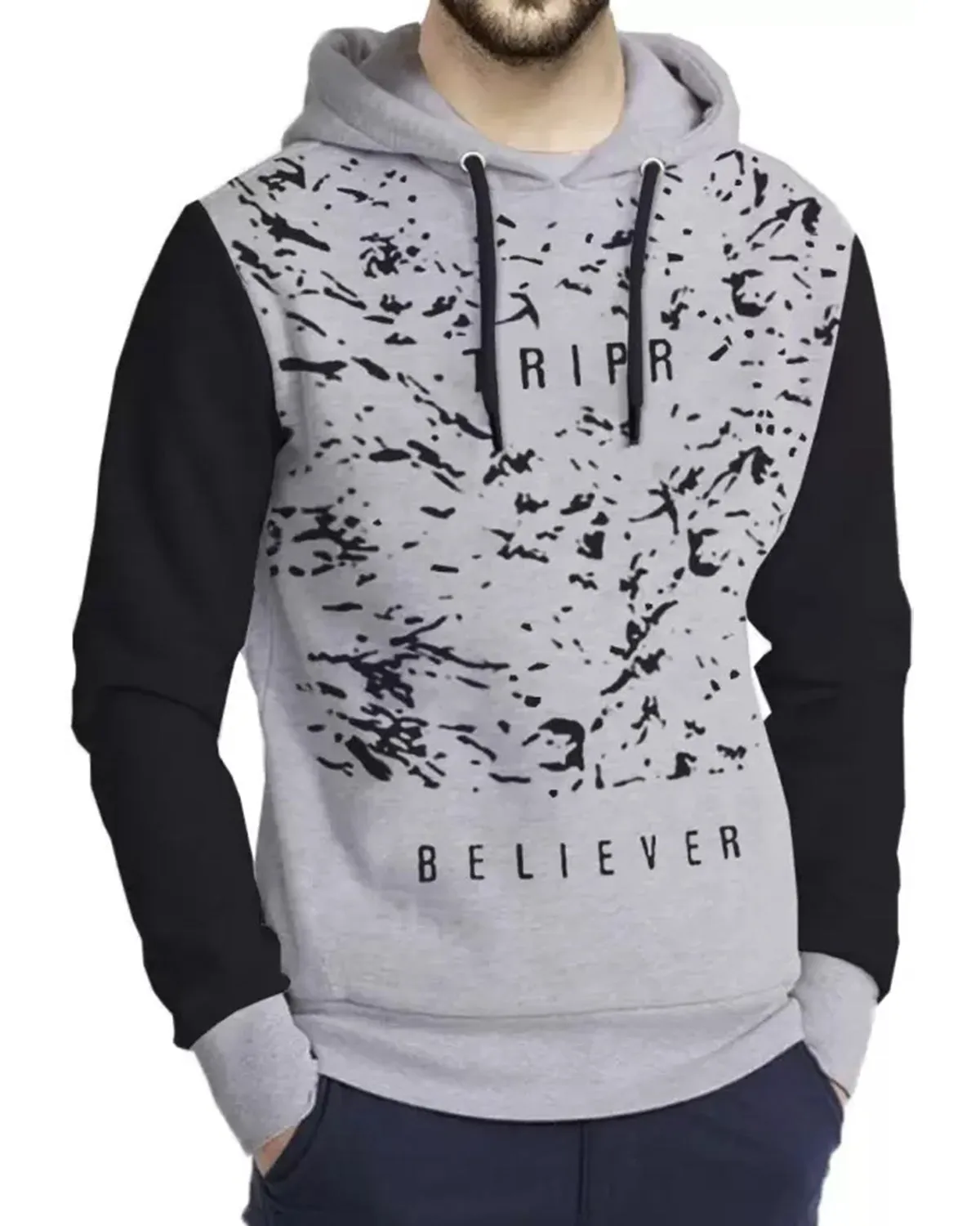 Full Sleeve Printed Men Sweatshirt