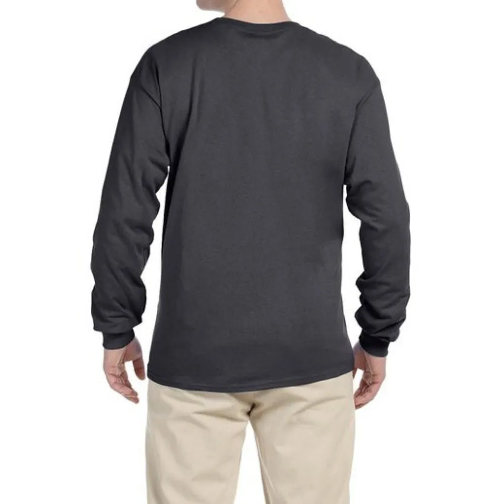 Gildan G240 Men's Ultra Cotton Long-Sleeve T-Shirt - Sport Grey