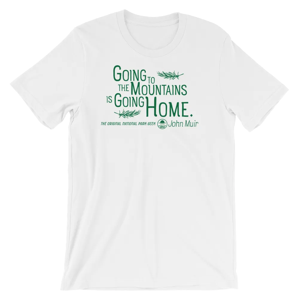 Going to the Mountains T-Shirt - Green Logo