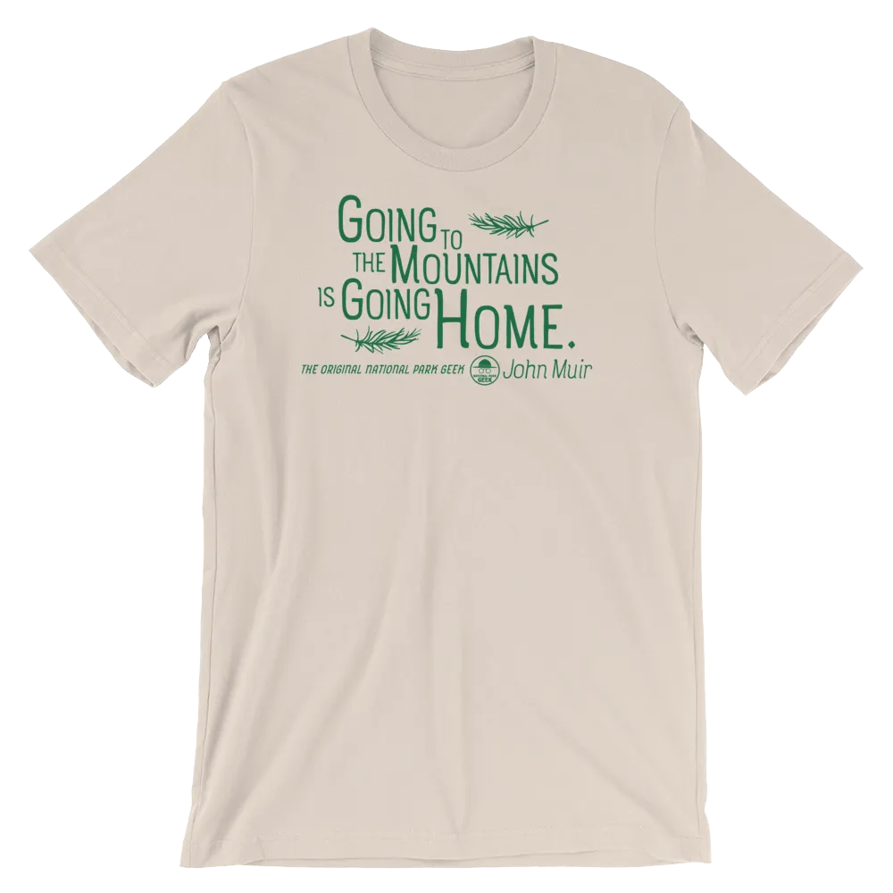 Going to the Mountains T-Shirt - Green Logo