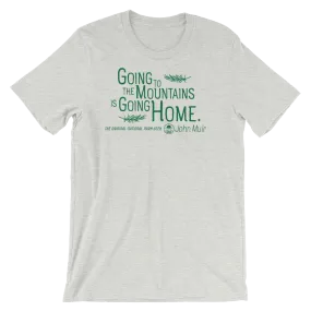 Going to the Mountains T-Shirt - Green Logo