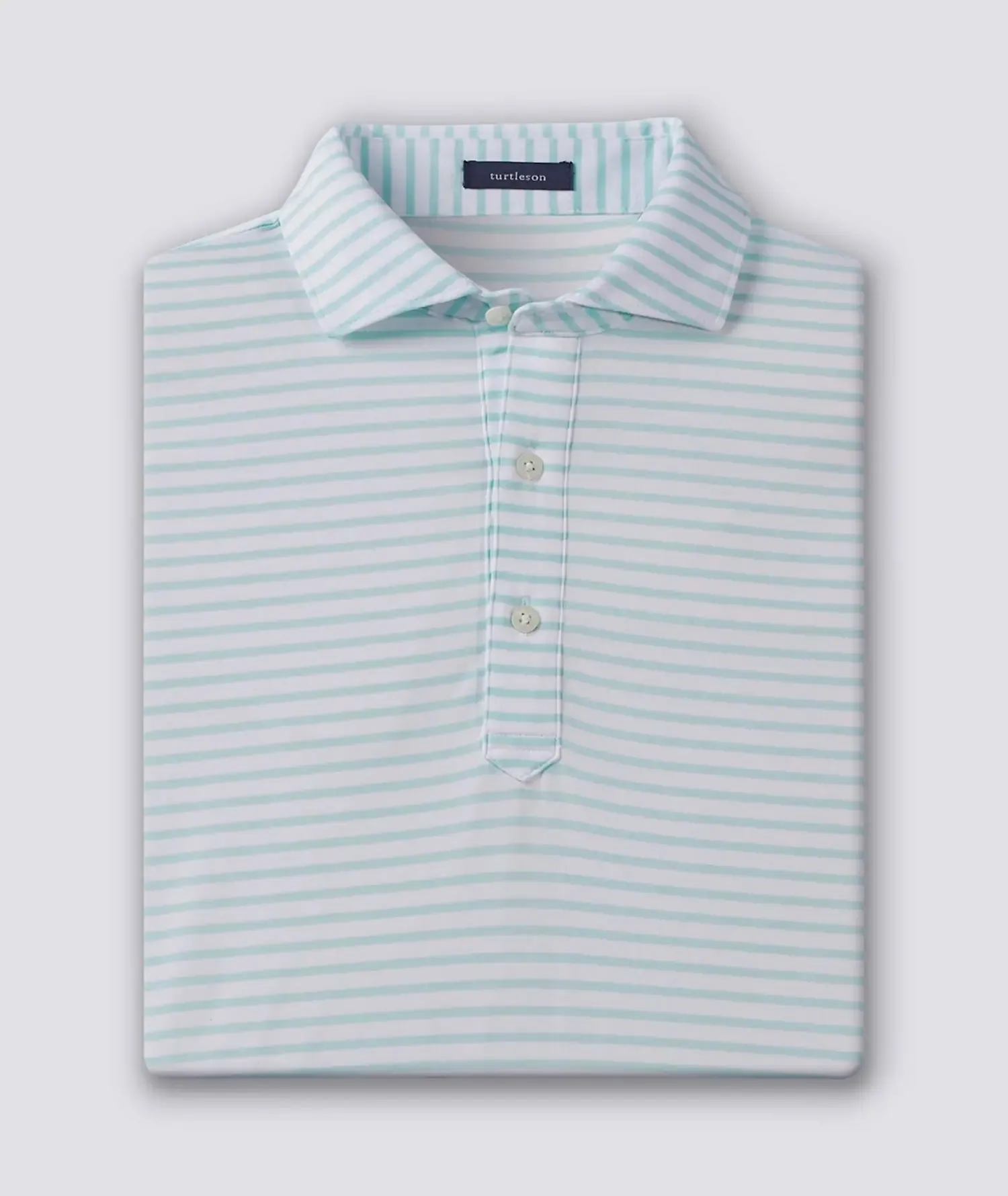 Gus Stripe Performance Polo