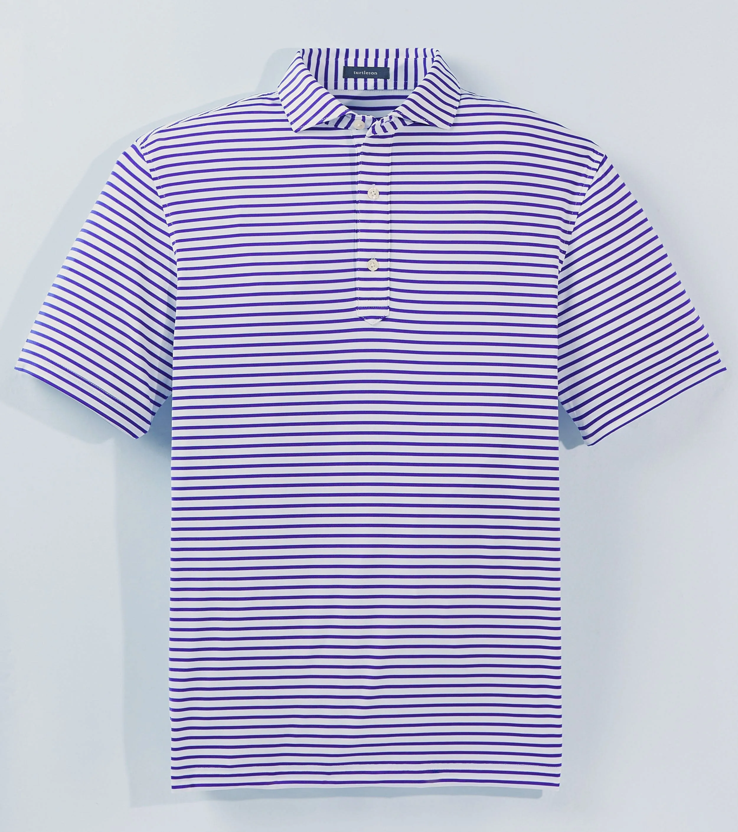 Gus Stripe Performance Polo