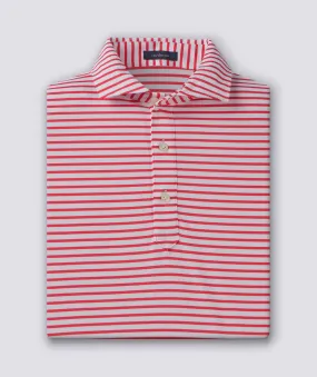 Gus Stripe Performance Polo