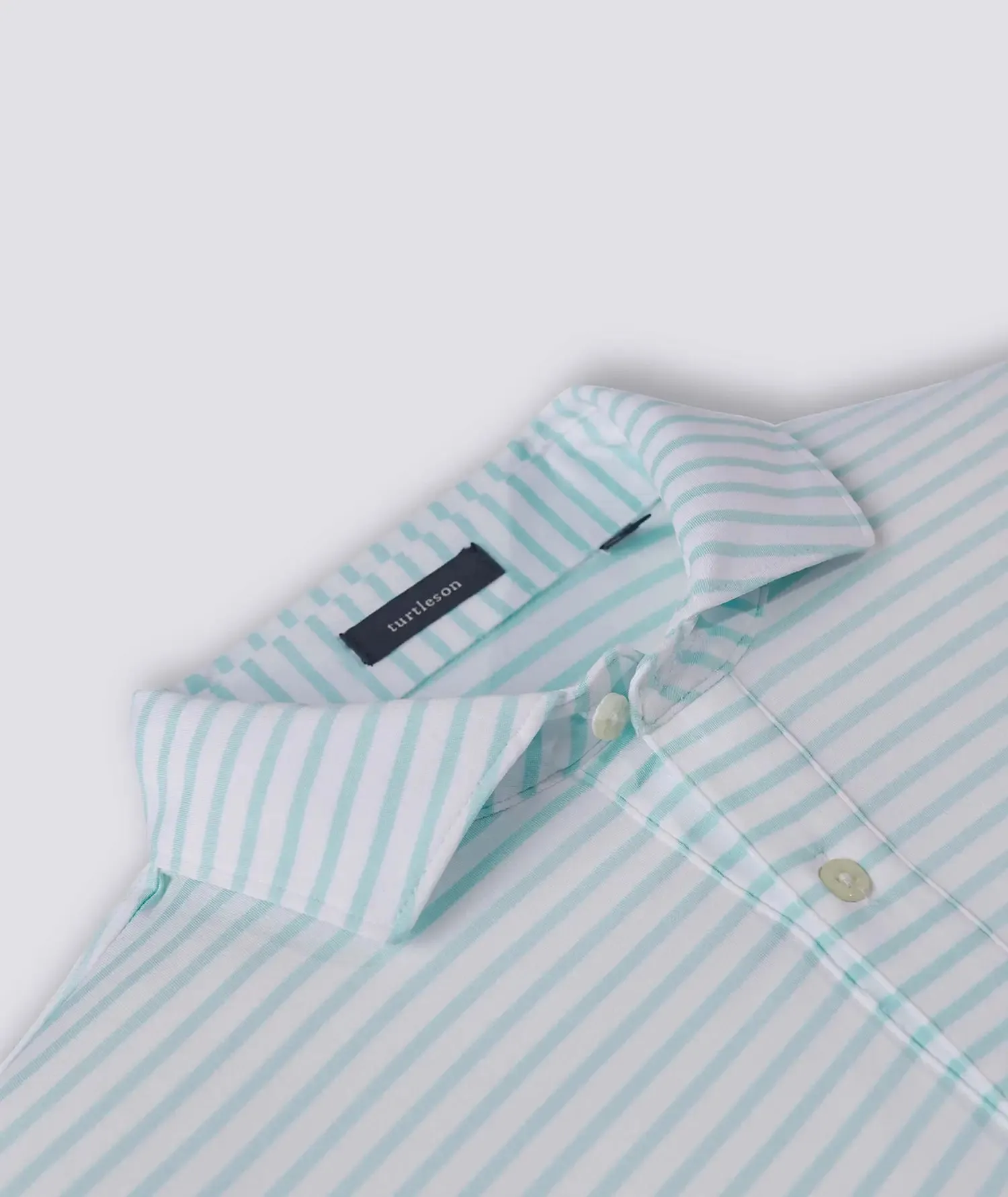 Gus Stripe Performance Polo