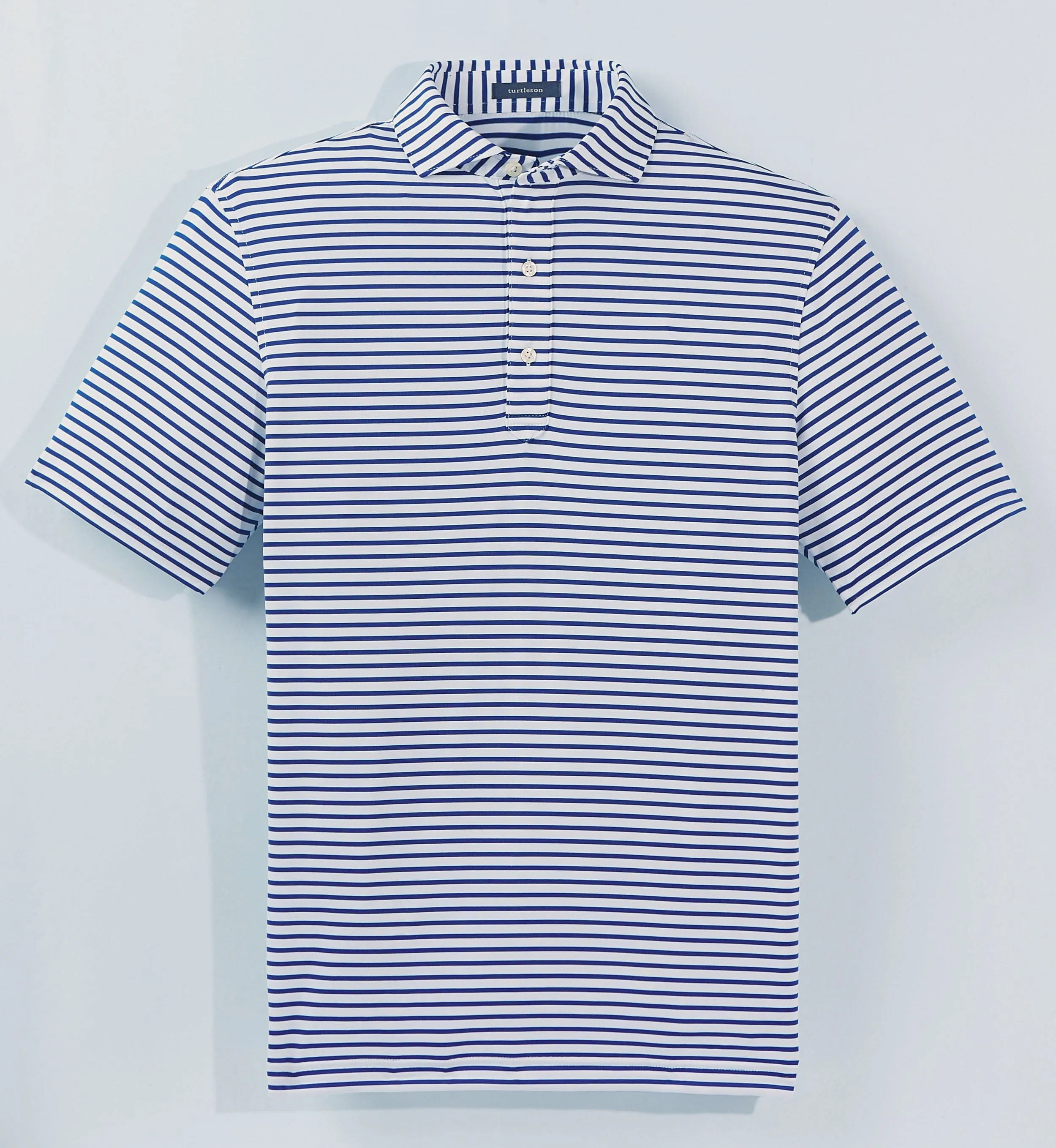 Gus Stripe Performance Polo