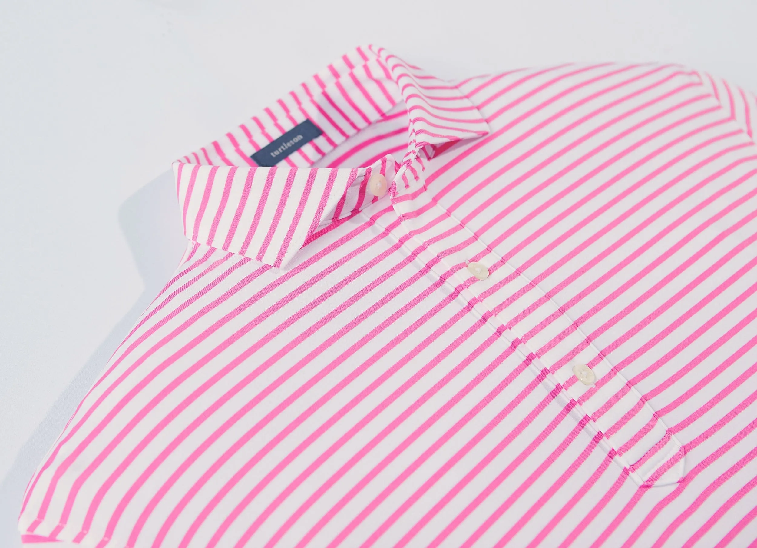 Gus Stripe Performance Polo