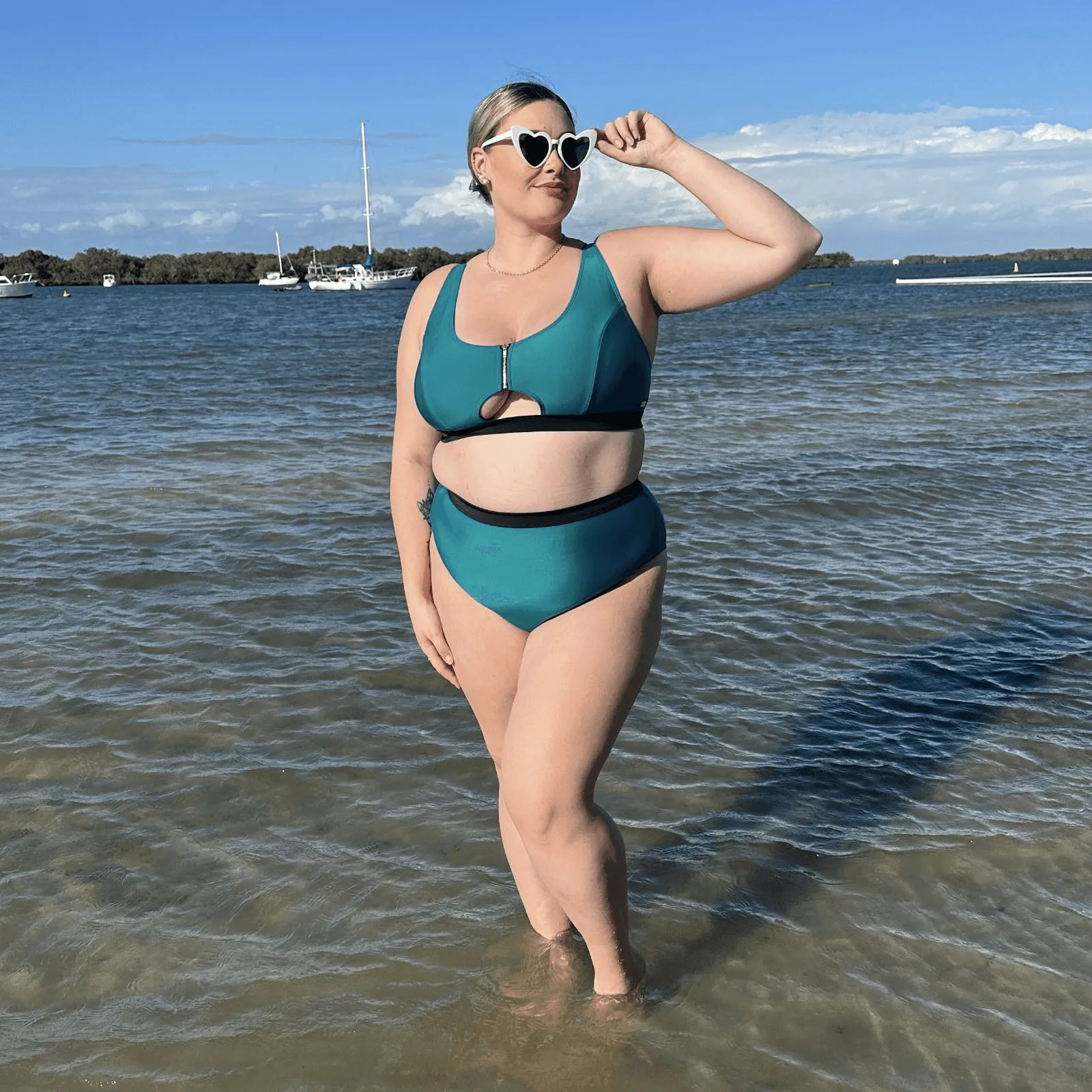 Hasta La Vista Bikini Bottoms - Teal