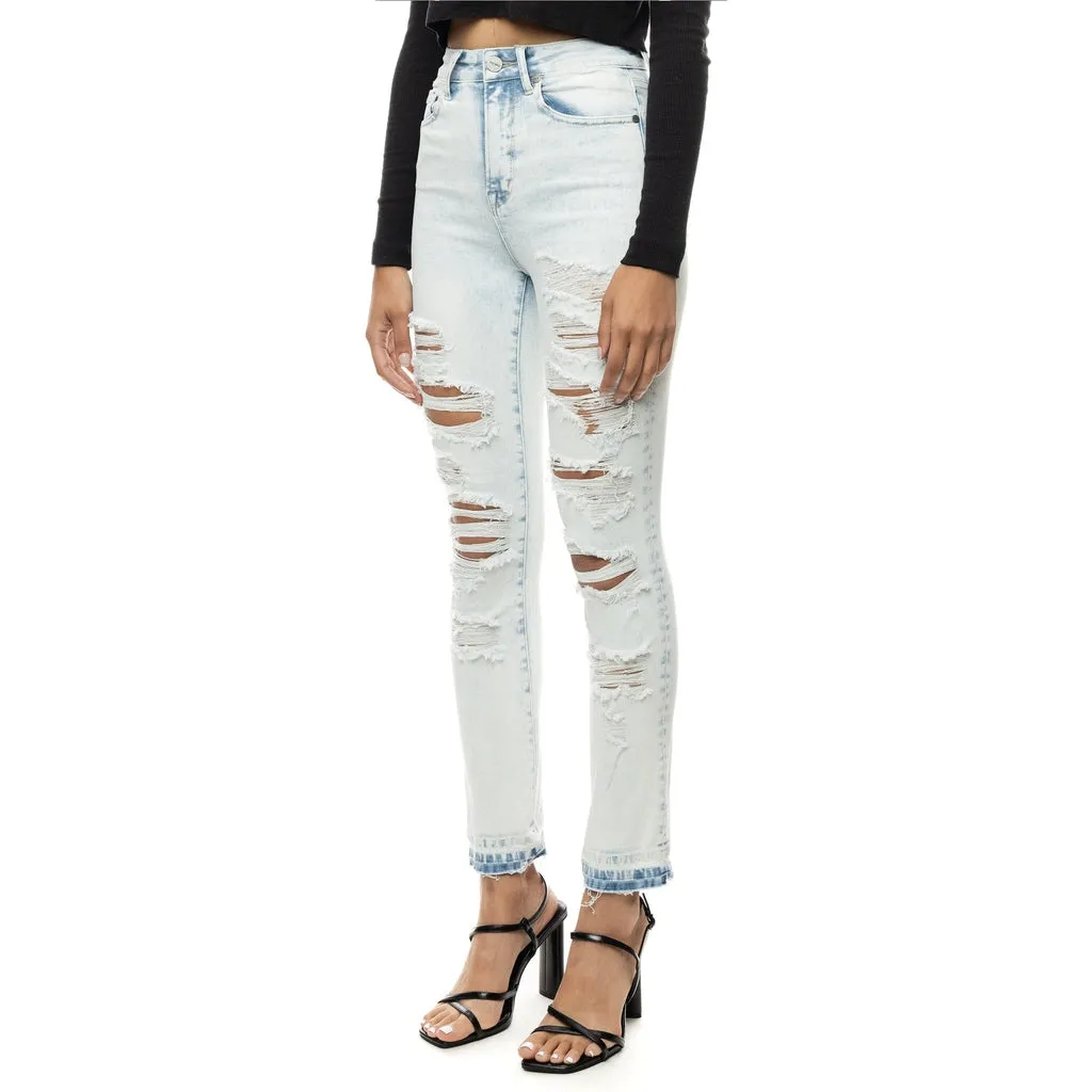 Heavy Ripoff Semi Basic Denim Pants - Rivington Splash