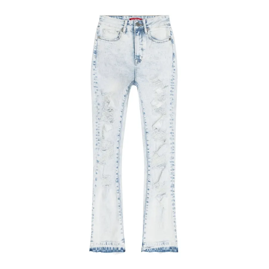 Heavy Ripoff Semi Basic Denim Pants - Rivington Splash