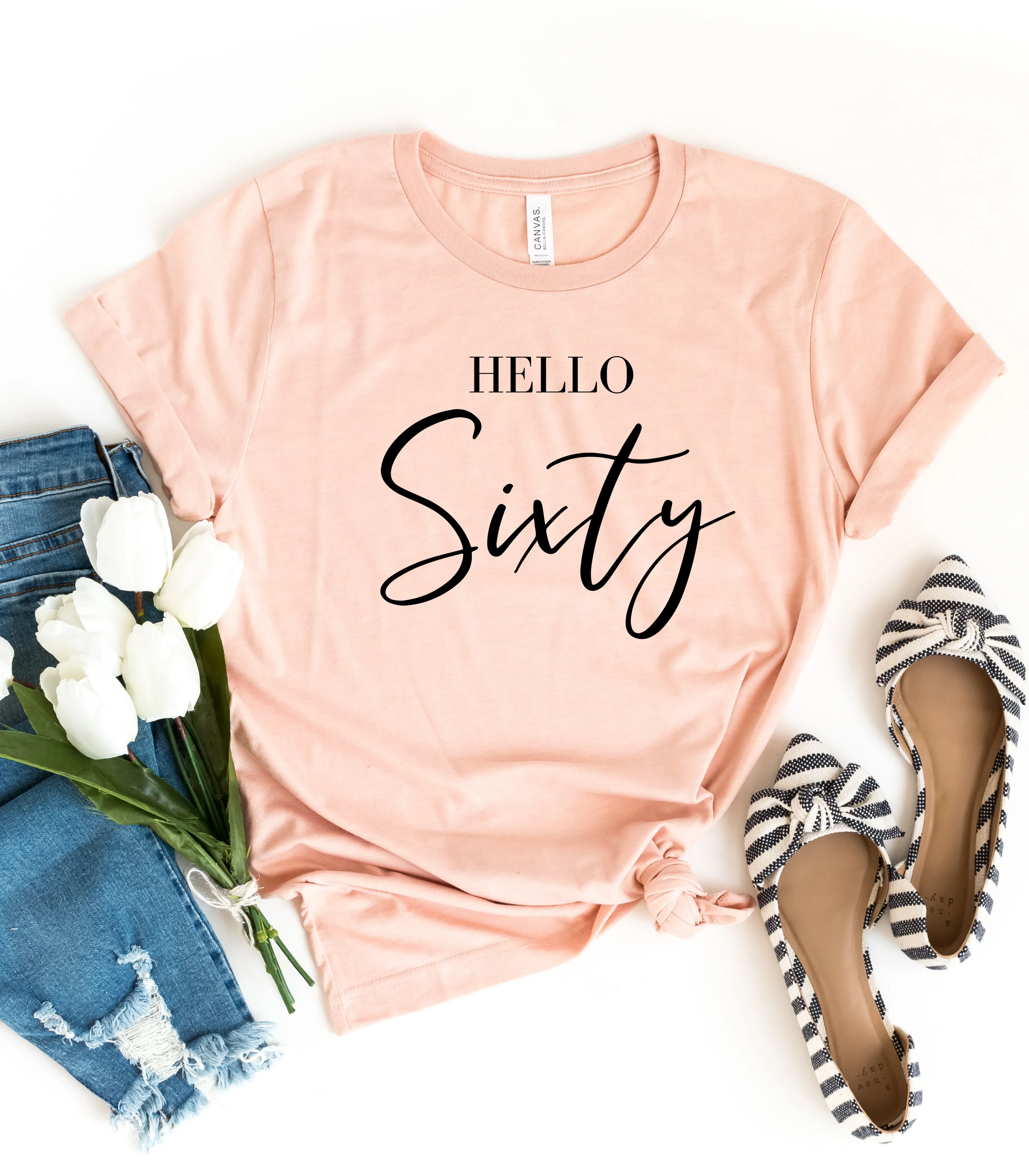 Hello Sixty Birthday T-shirt