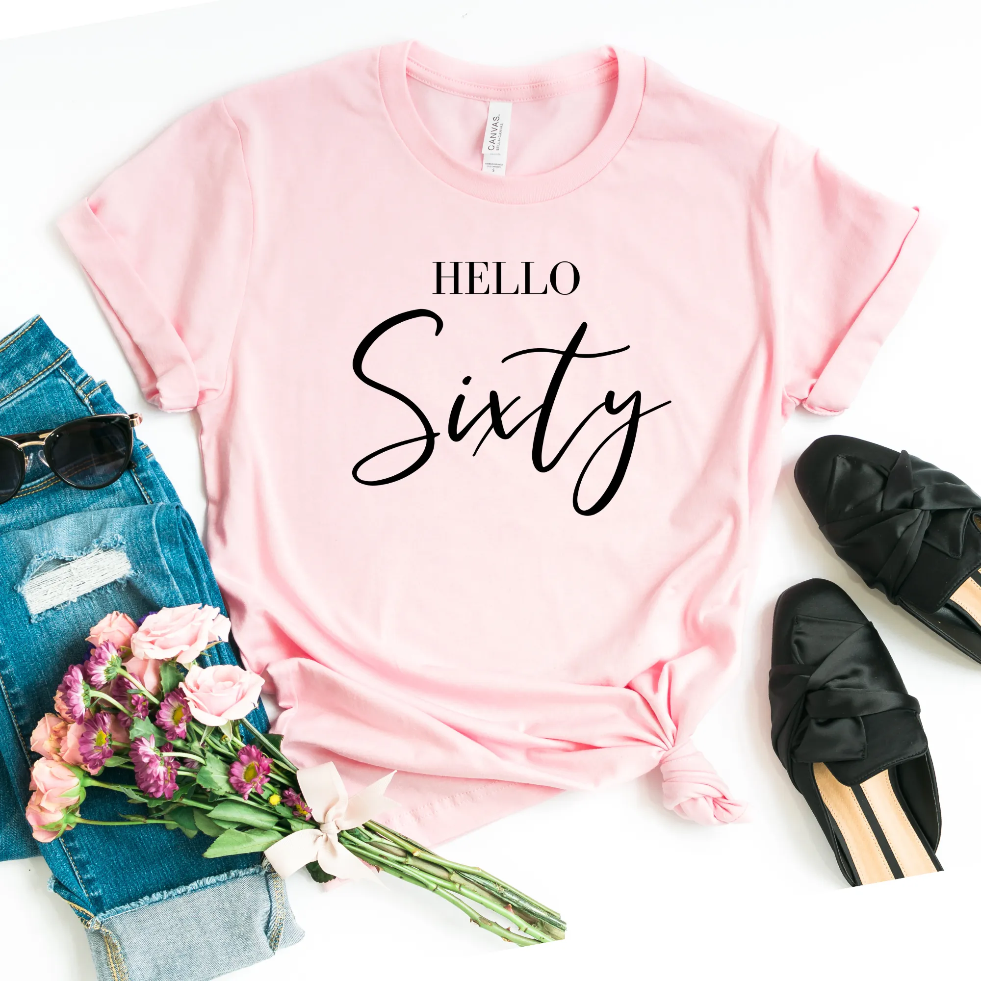 Hello Sixty Birthday T-shirt