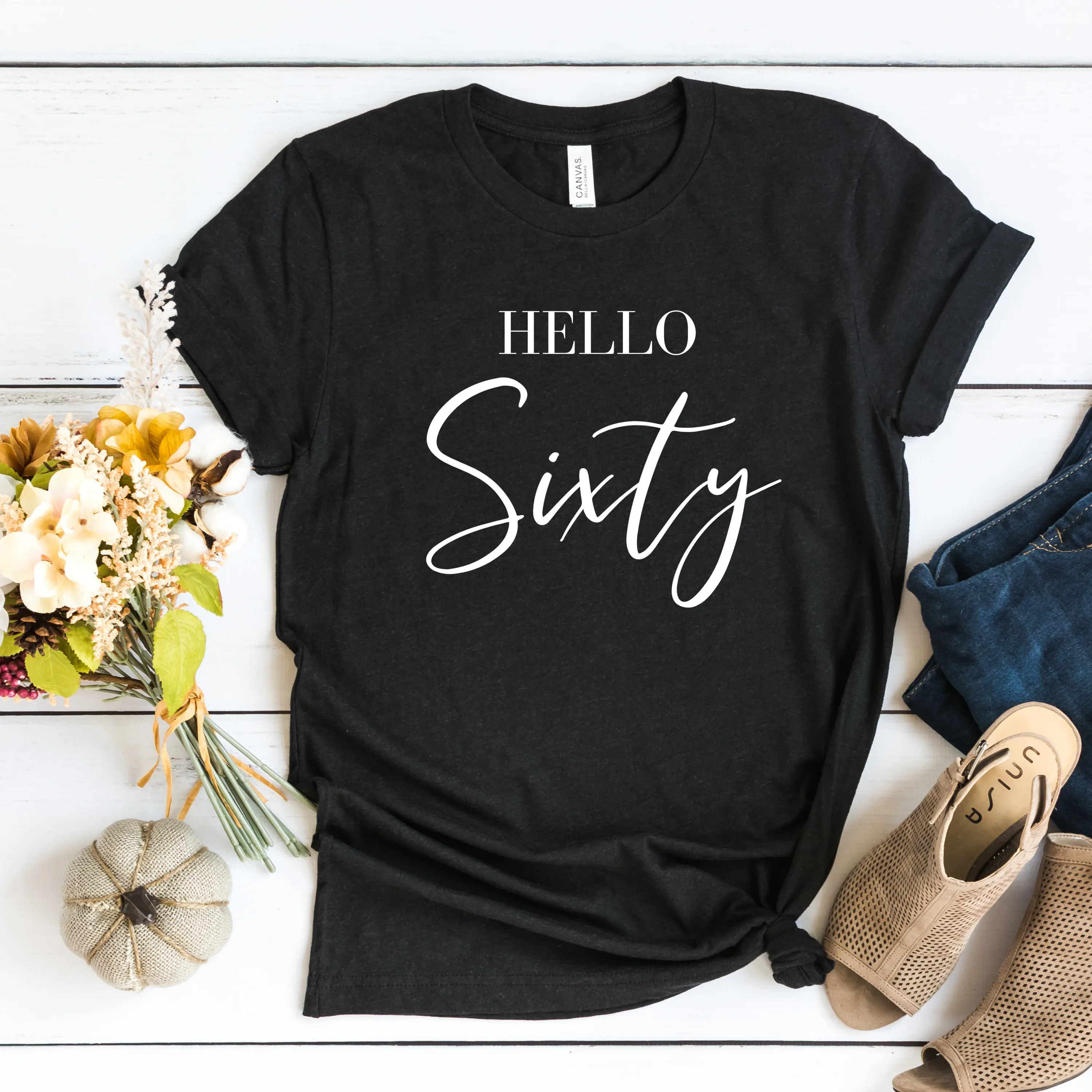 Hello Sixty Birthday T-shirt