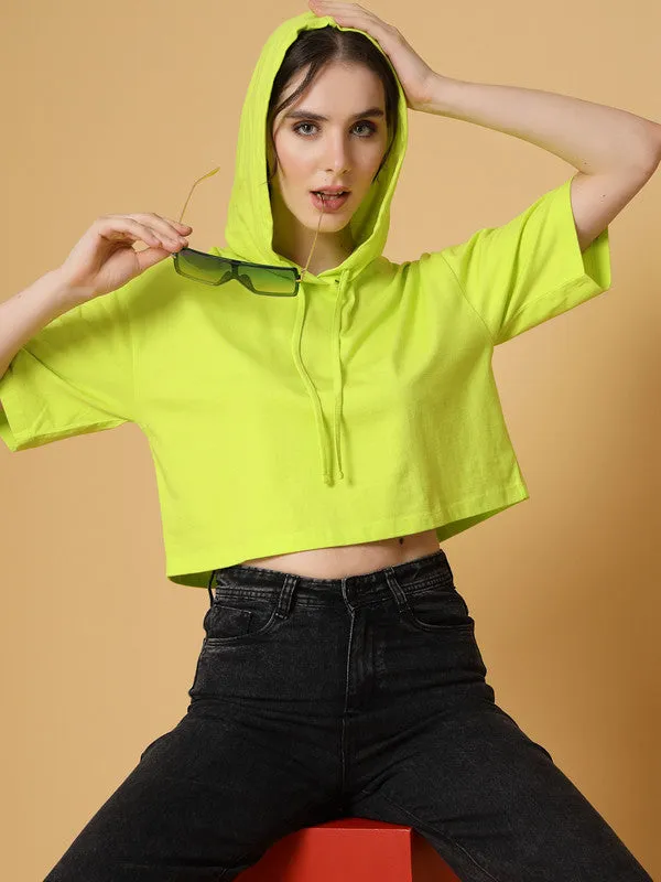 Hooded Full Sleeves Anti Odour T-shirt For Women