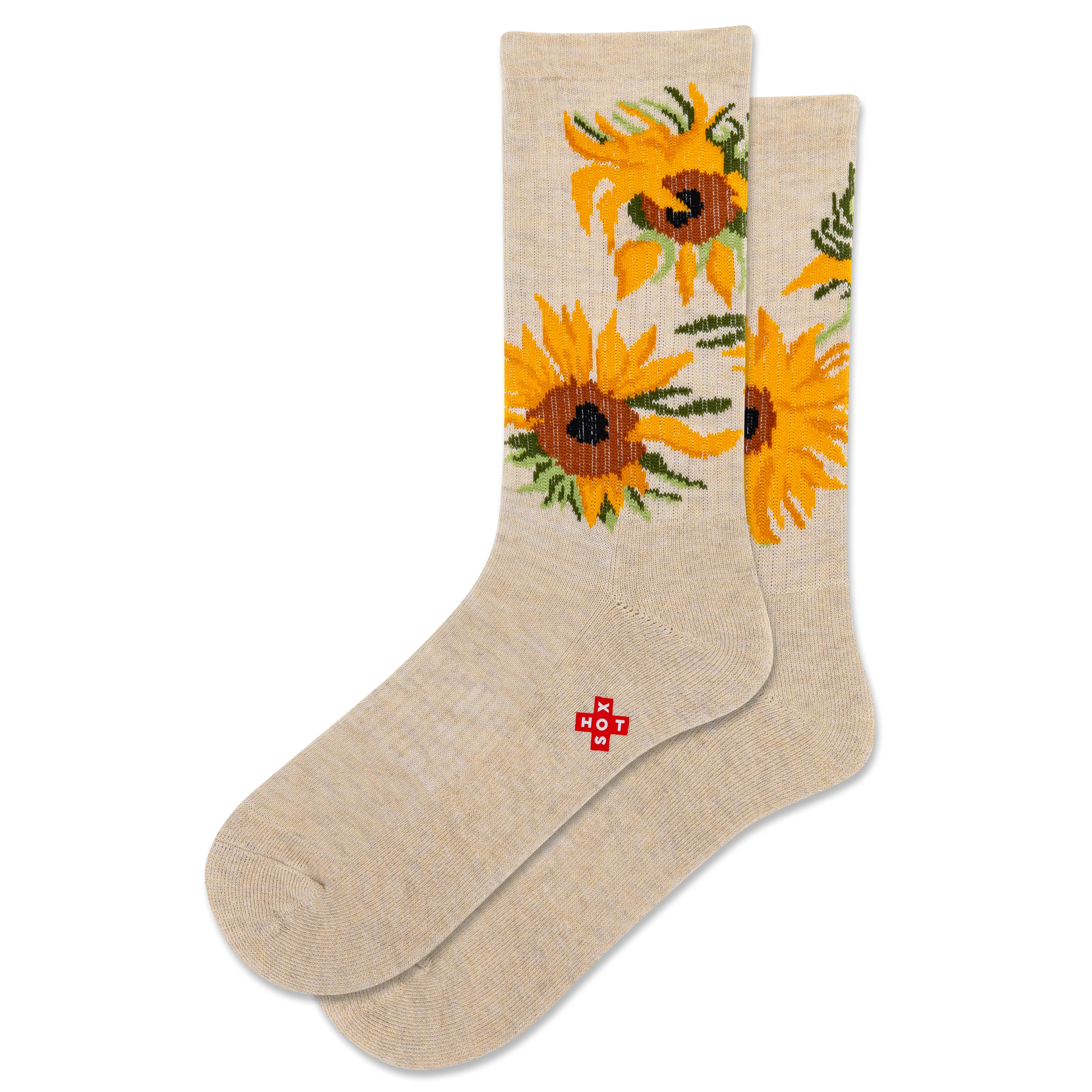 HOTSOX Women's Sunflower Active Crew Sock