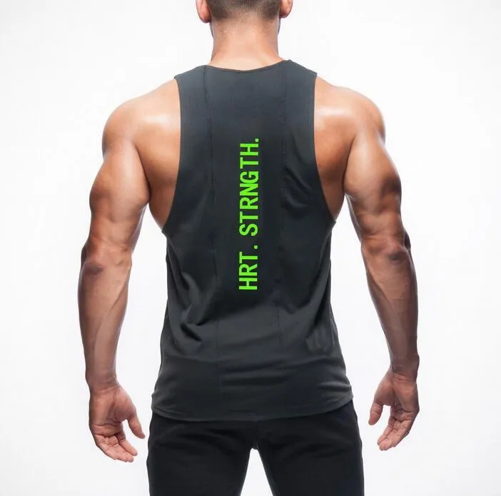 HRT Running Workout Irish Sleeveless Fitness Tank Top for Men