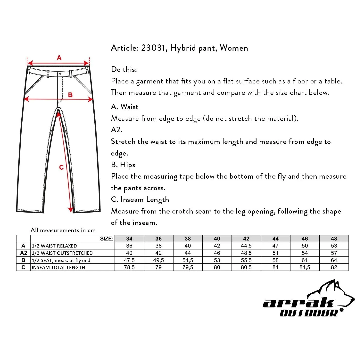 Hybrid Pants Lady (Anthracite)