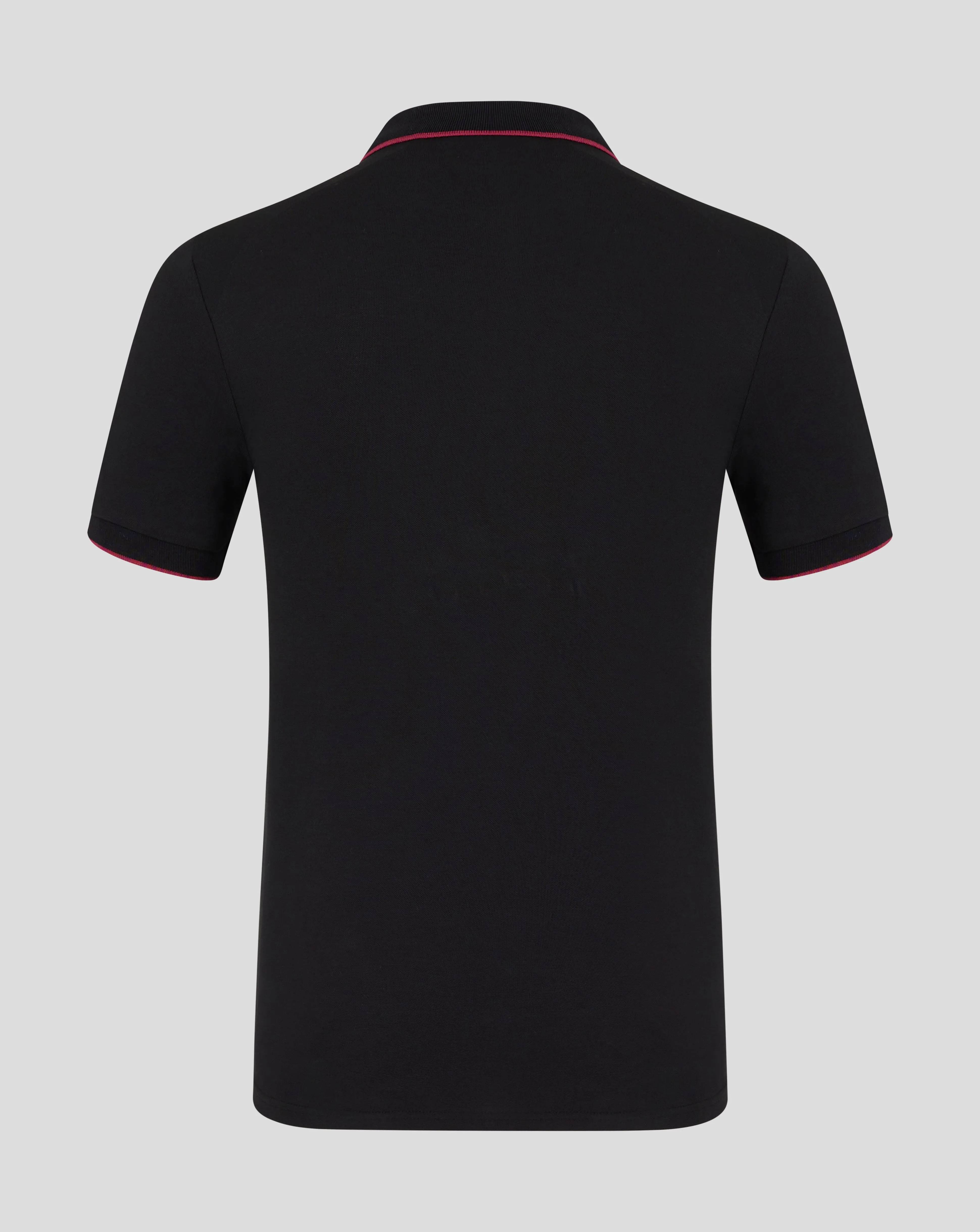 Joe Gibbs Racing Lifestyle Polo Shirt - Black/Burgundy