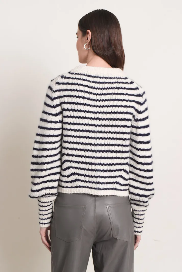 Kara Striped Crew Neck Sweater