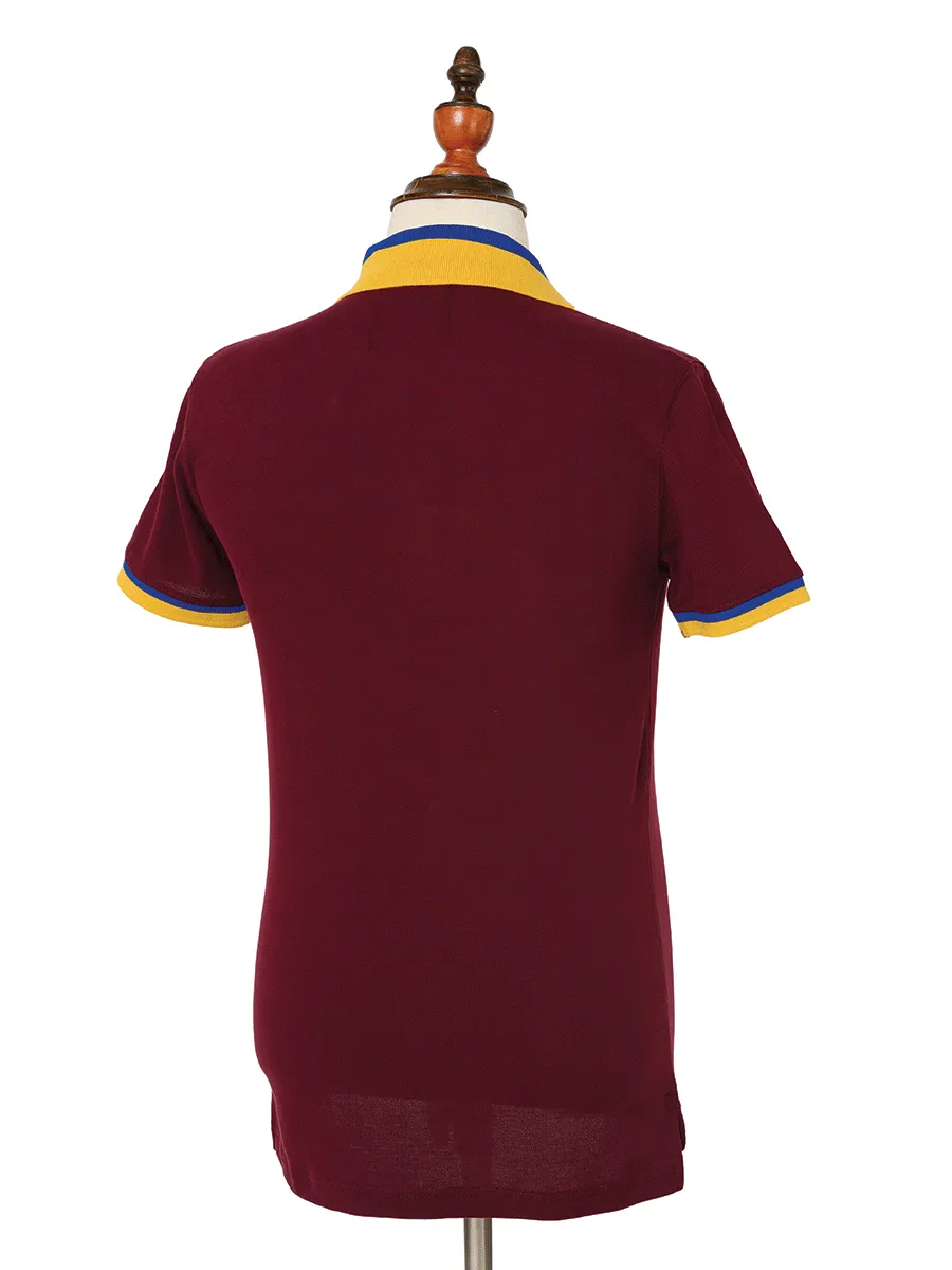 Kings Club Couture Polo Champions Burgundy Two Tone Men KCPCW001