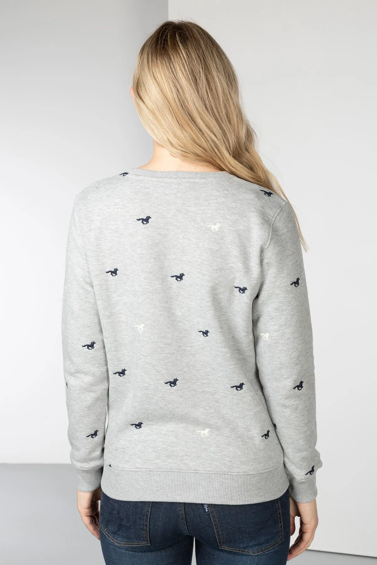 Ladies Embroidered Sweatshirt - Emily