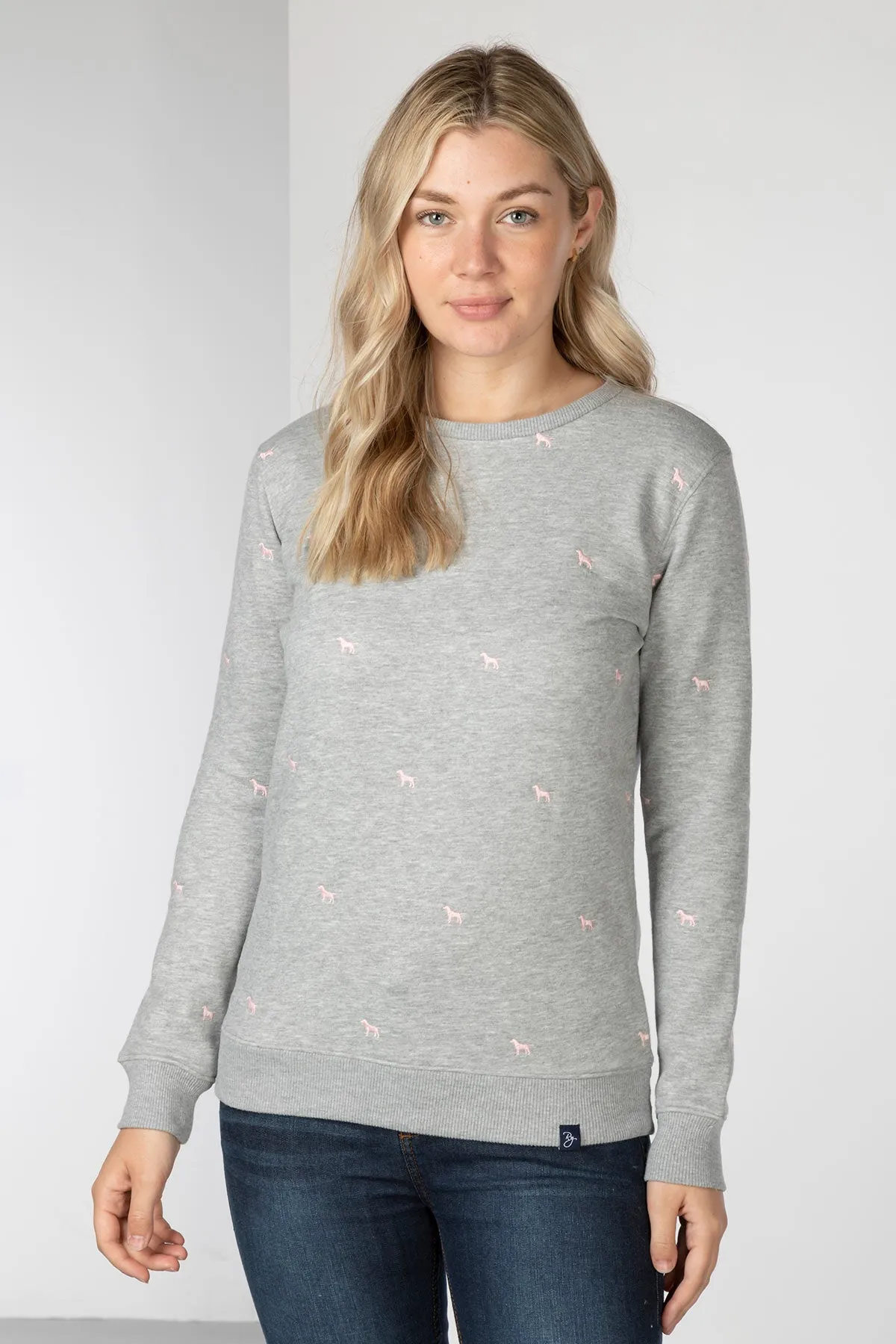 Ladies Embroidered Sweatshirt - Emily