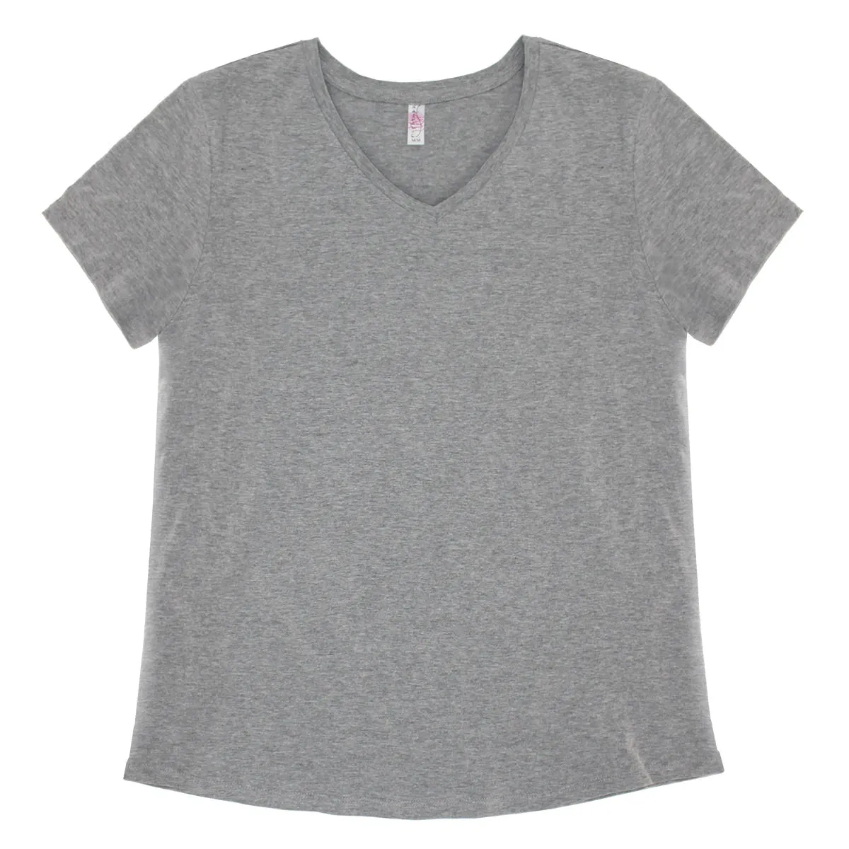 Ladies FHC Basic Scoop Bottom V-Neck Tee