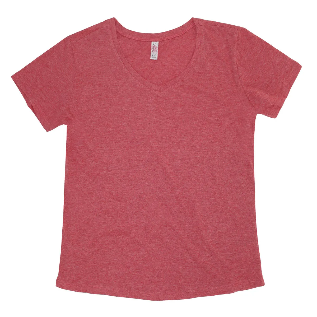 Ladies FHC Basic Scoop Bottom V-Neck Tee