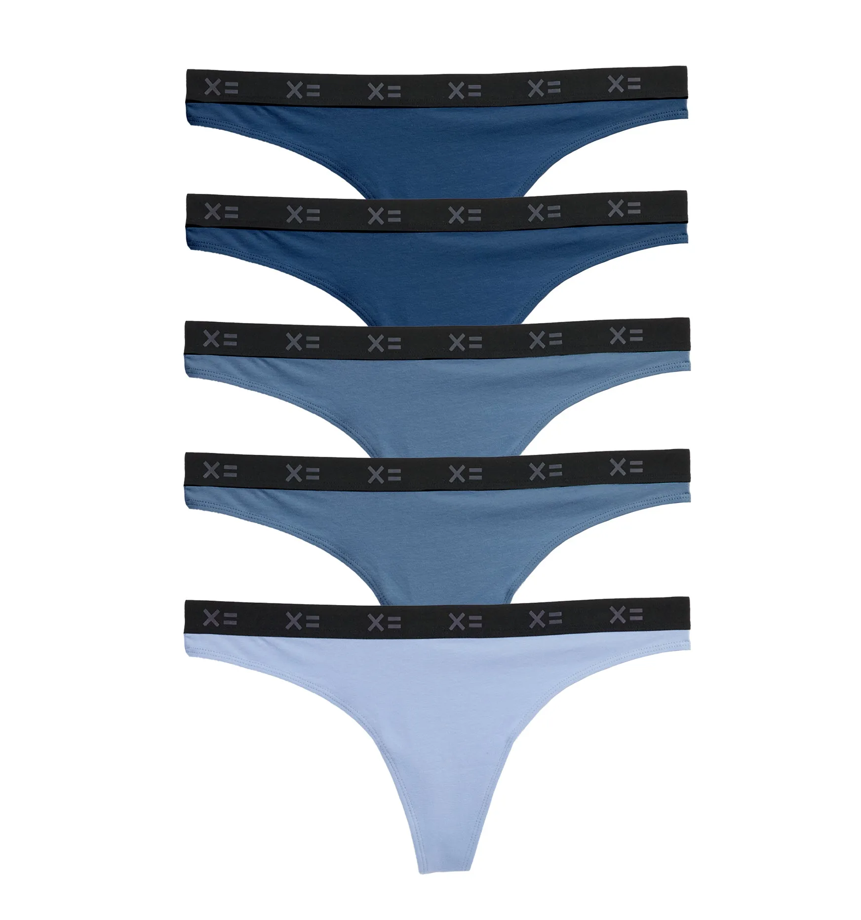 Lightweight Thong 5-Pack LC - Bluestone