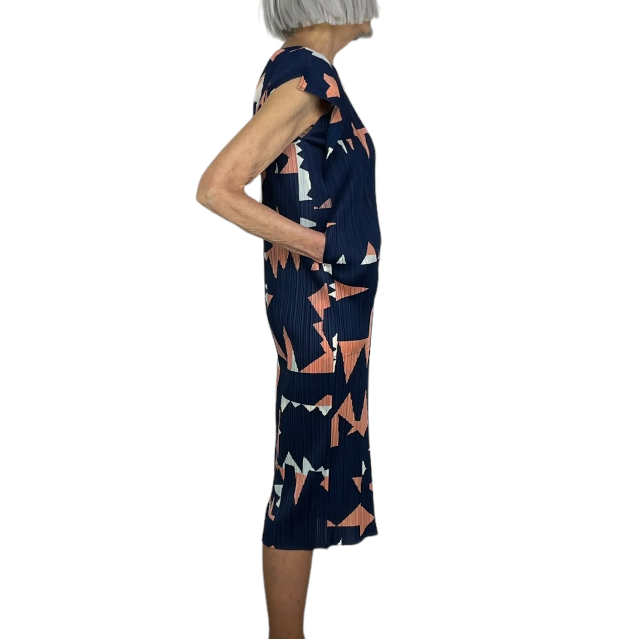 LUCID PRINT CAP SLEEVE DRESS