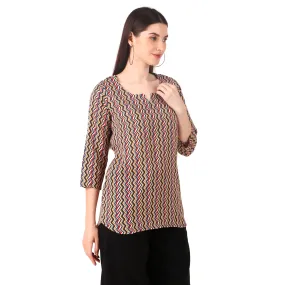 Magnetism Short Kurti for Women