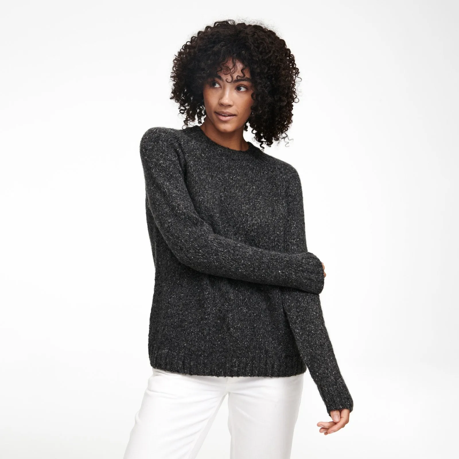 Marled Cashmere Boyfriend Sweater