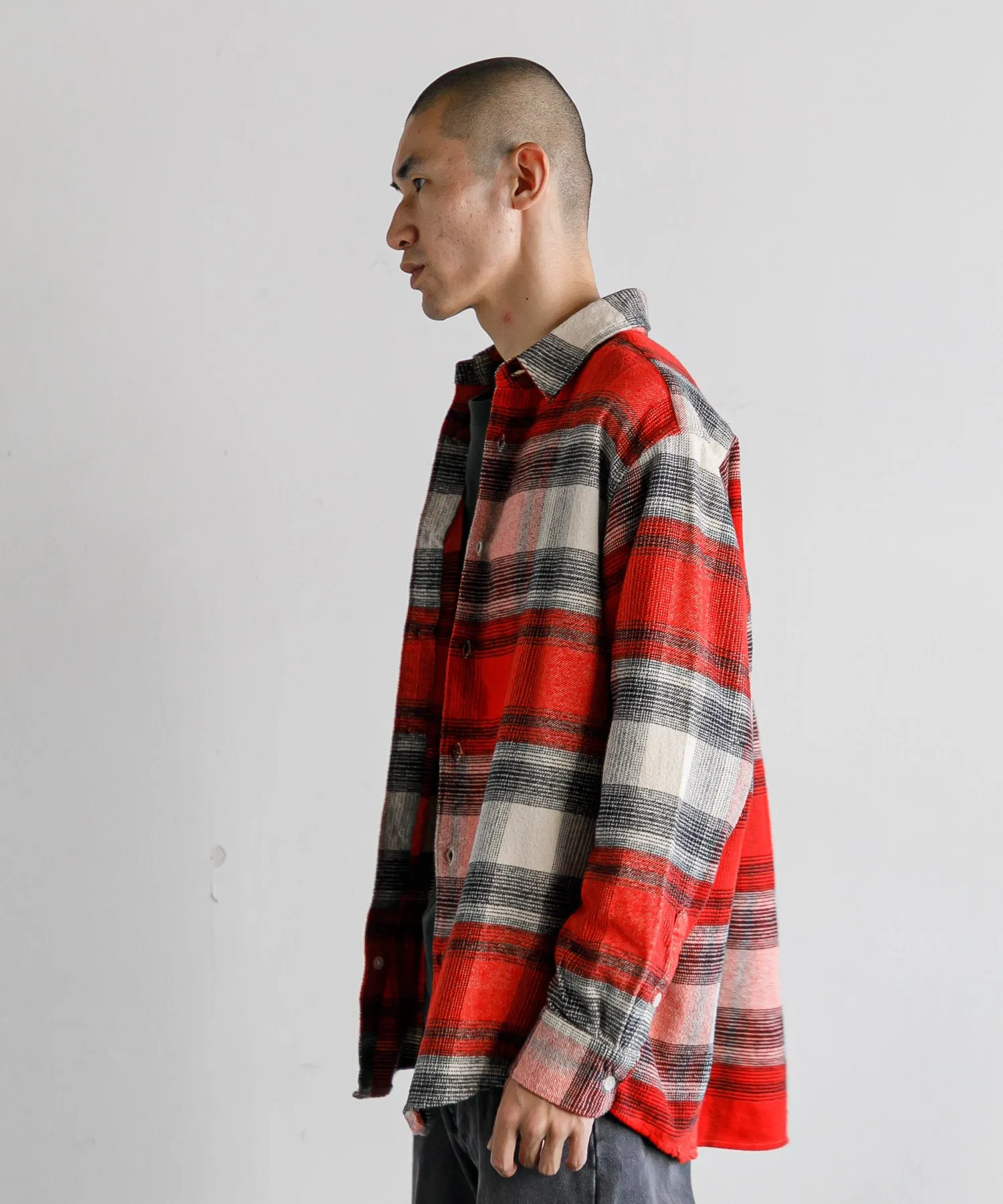 【MEN , WOMEN】NOMA t.d. Ombre Plaid Shirt