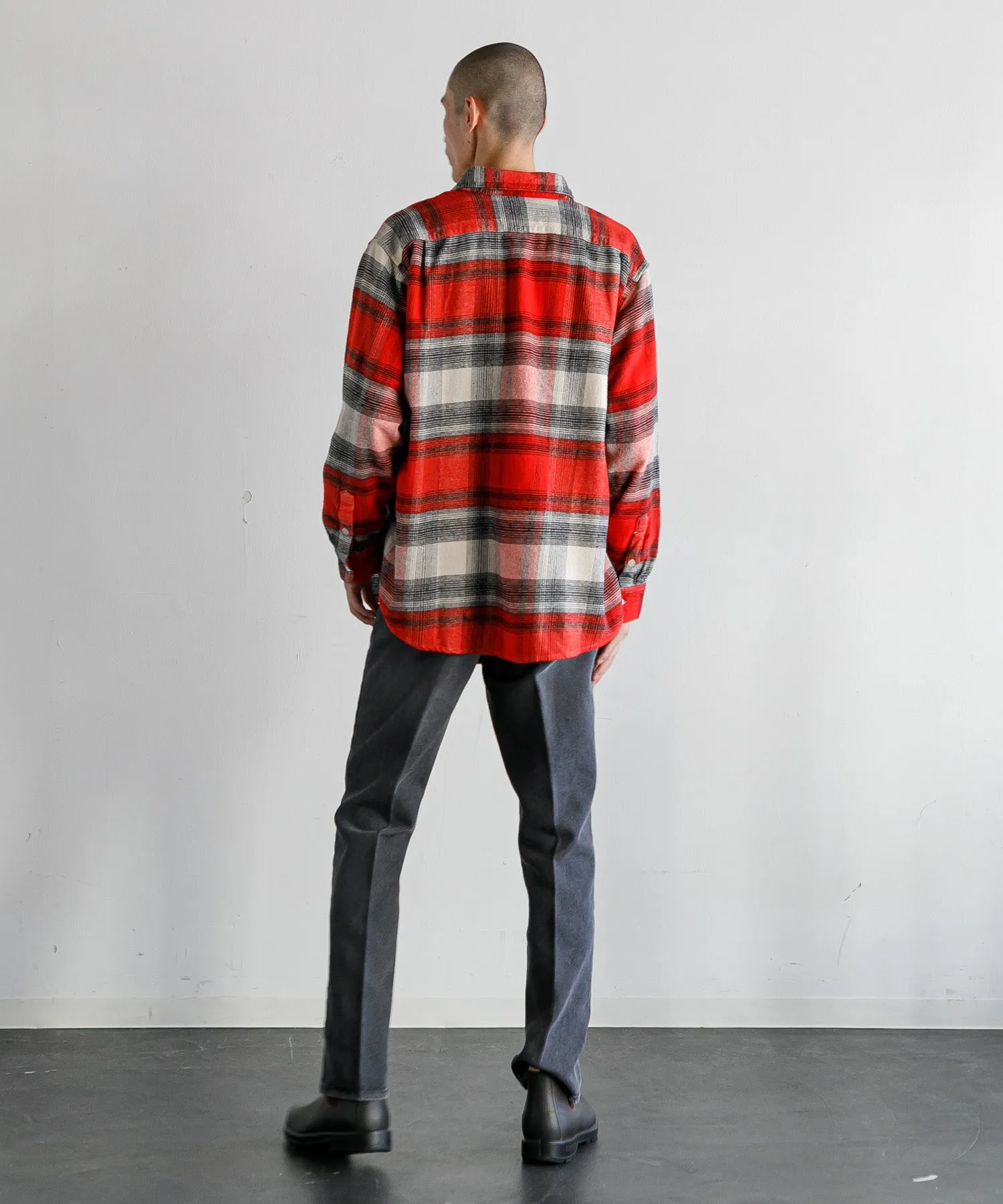 【MEN , WOMEN】NOMA t.d. Ombre Plaid Shirt