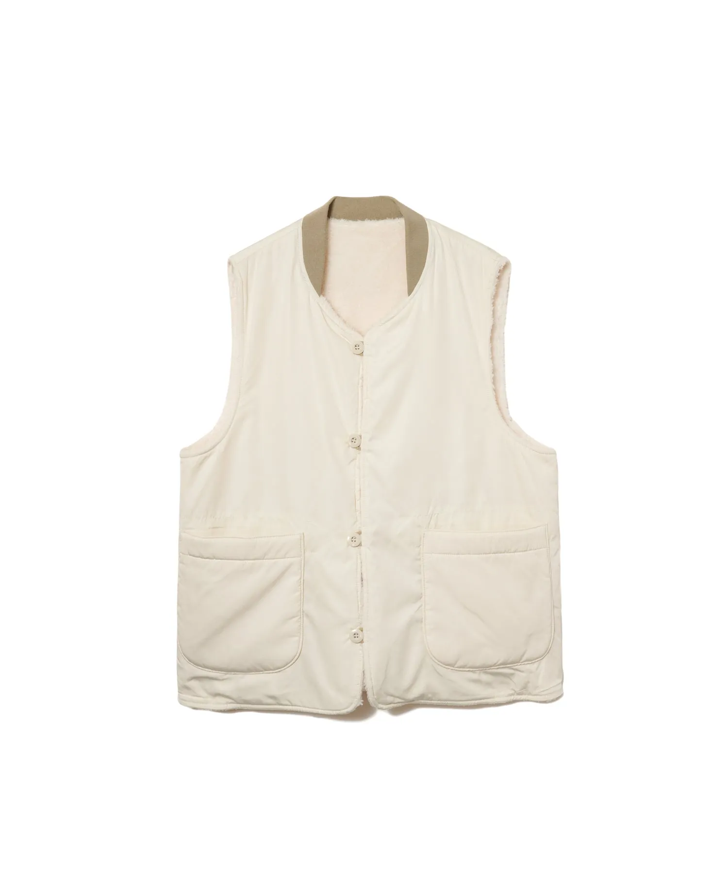 【MEN】ARMY TWILL DENIM  PE WEATHER REVERSIBLE VEST