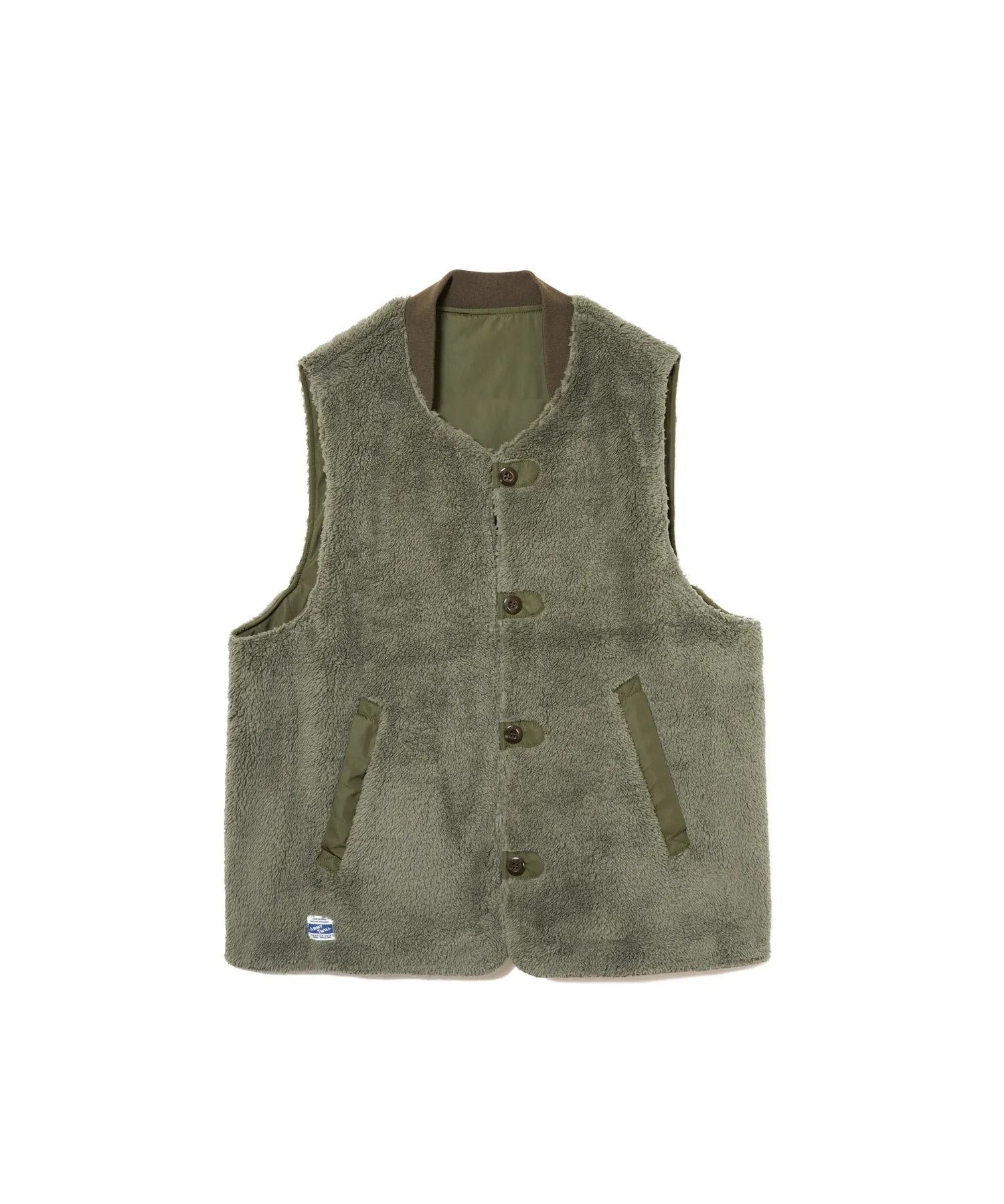 【MEN】ARMY TWILL DENIM  PE WEATHER REVERSIBLE VEST