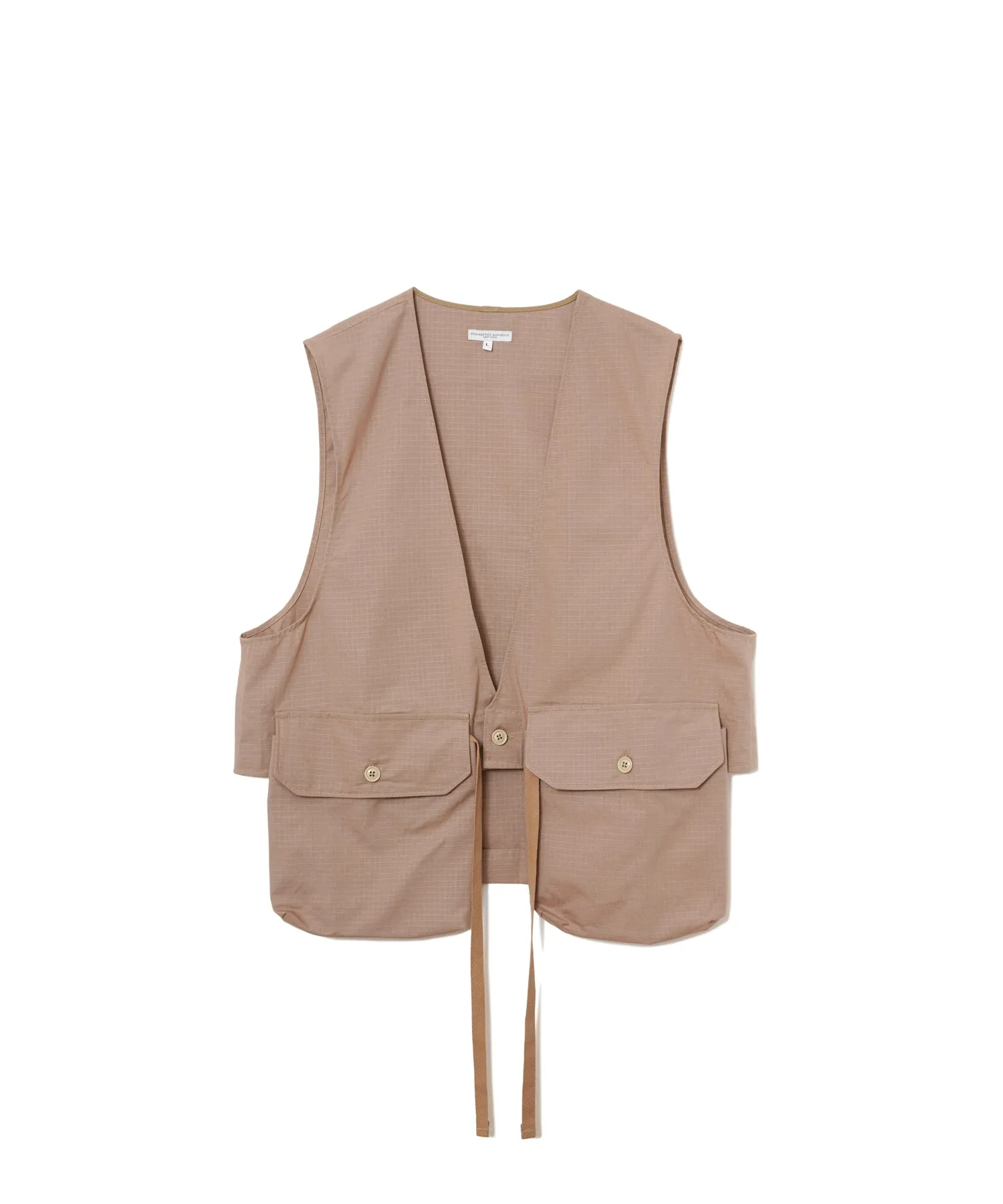 【MEN】ENGINEERED GARMENTS FOWL VEST - COTTON RIPSTOP