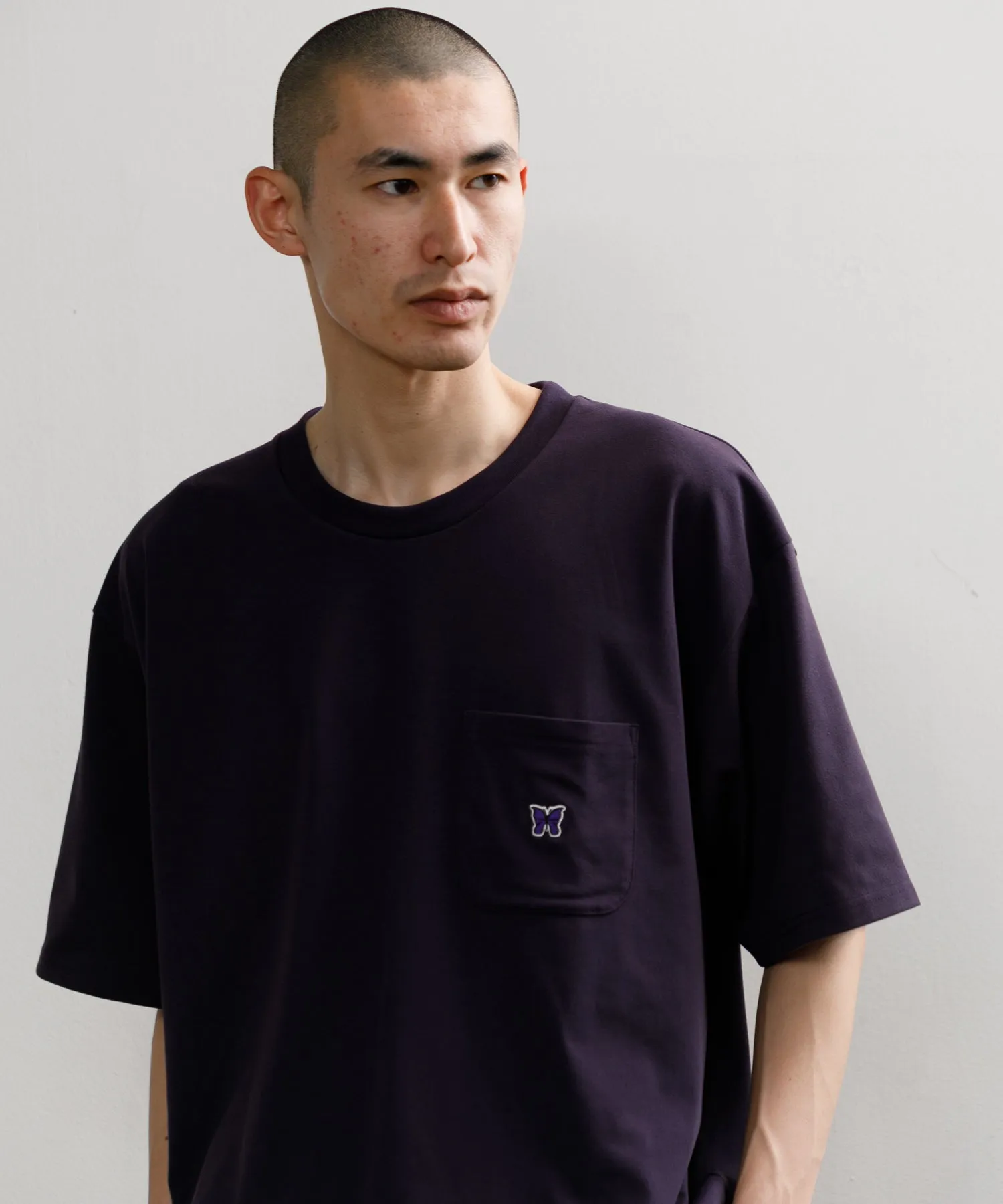 【MEN】NEEDLES S/S CREW NECK TEE - POLY JERSEY