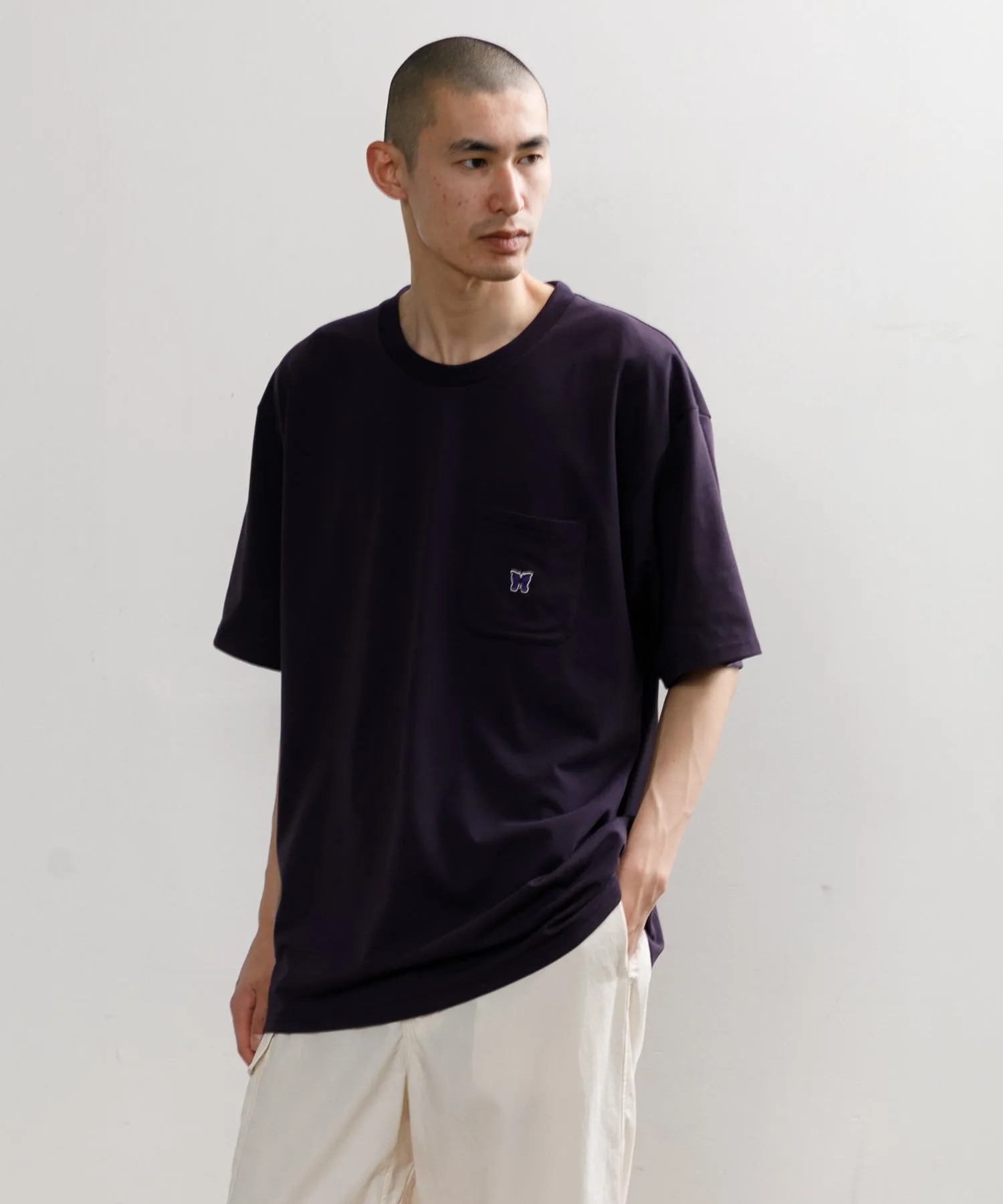 【MEN】NEEDLES S/S CREW NECK TEE - POLY JERSEY