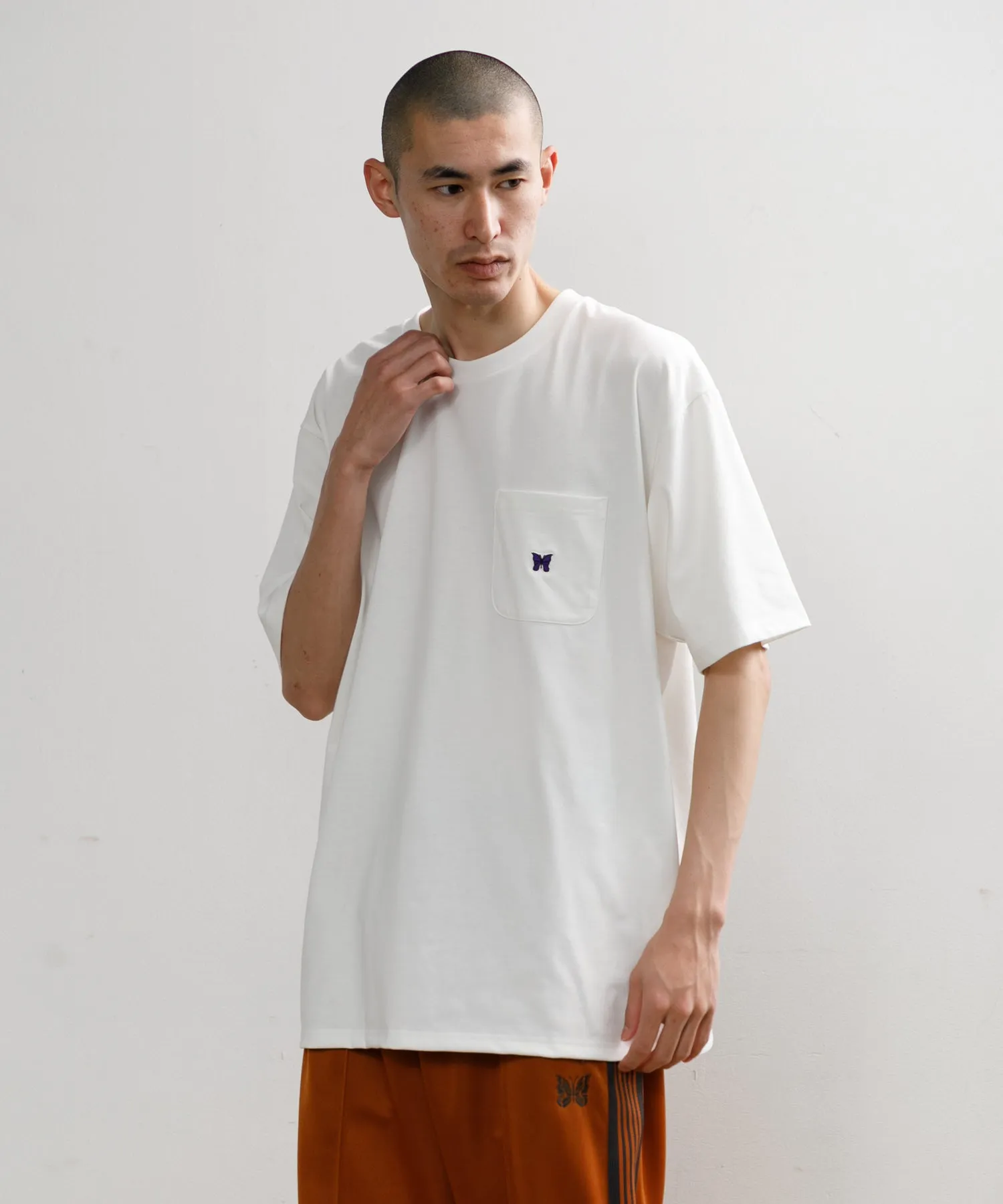 【MEN】NEEDLES S/S CREW NECK TEE - POLY JERSEY