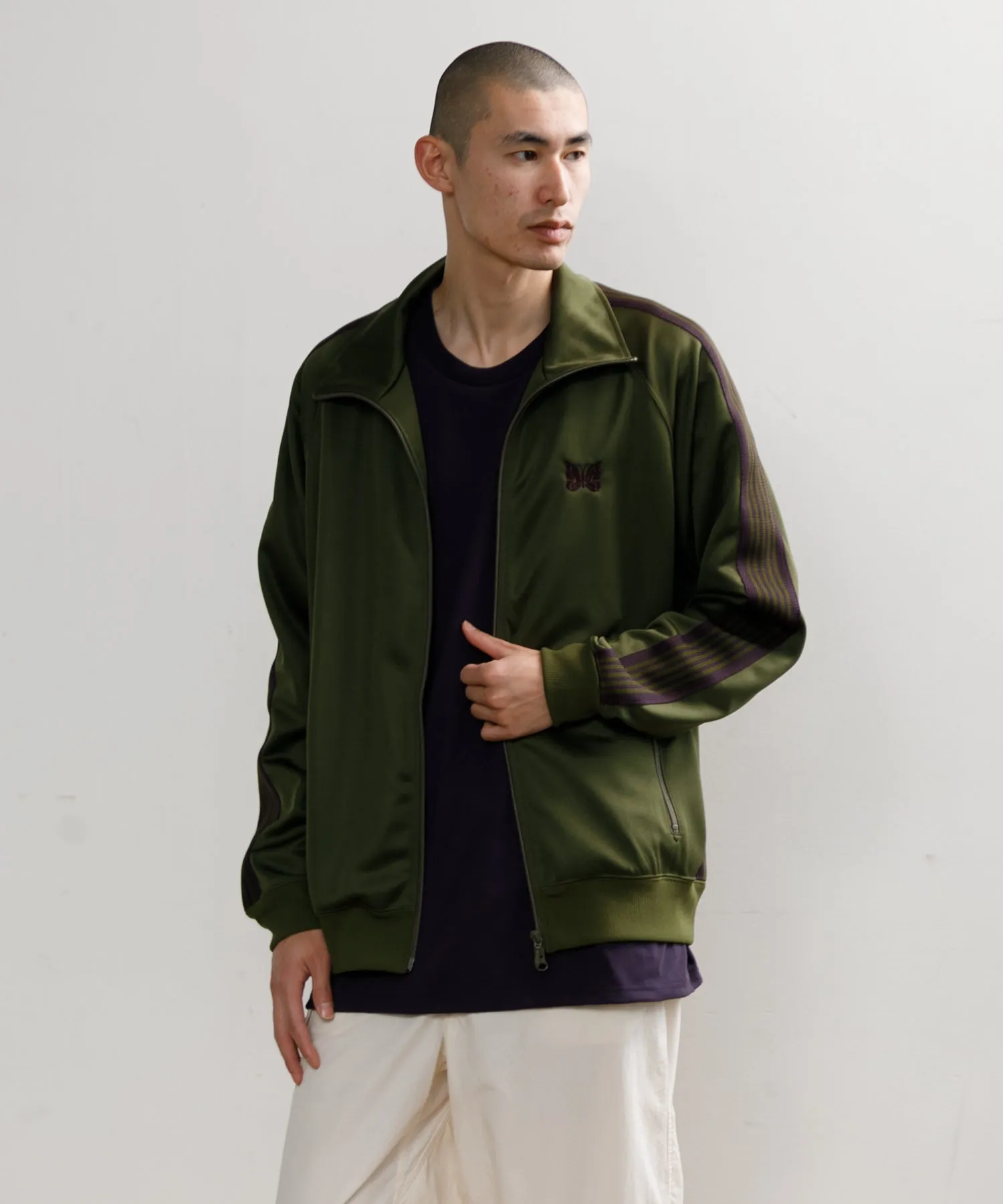 【MEN】NEEDLES TRACK JACKET - POLY SMOOTH