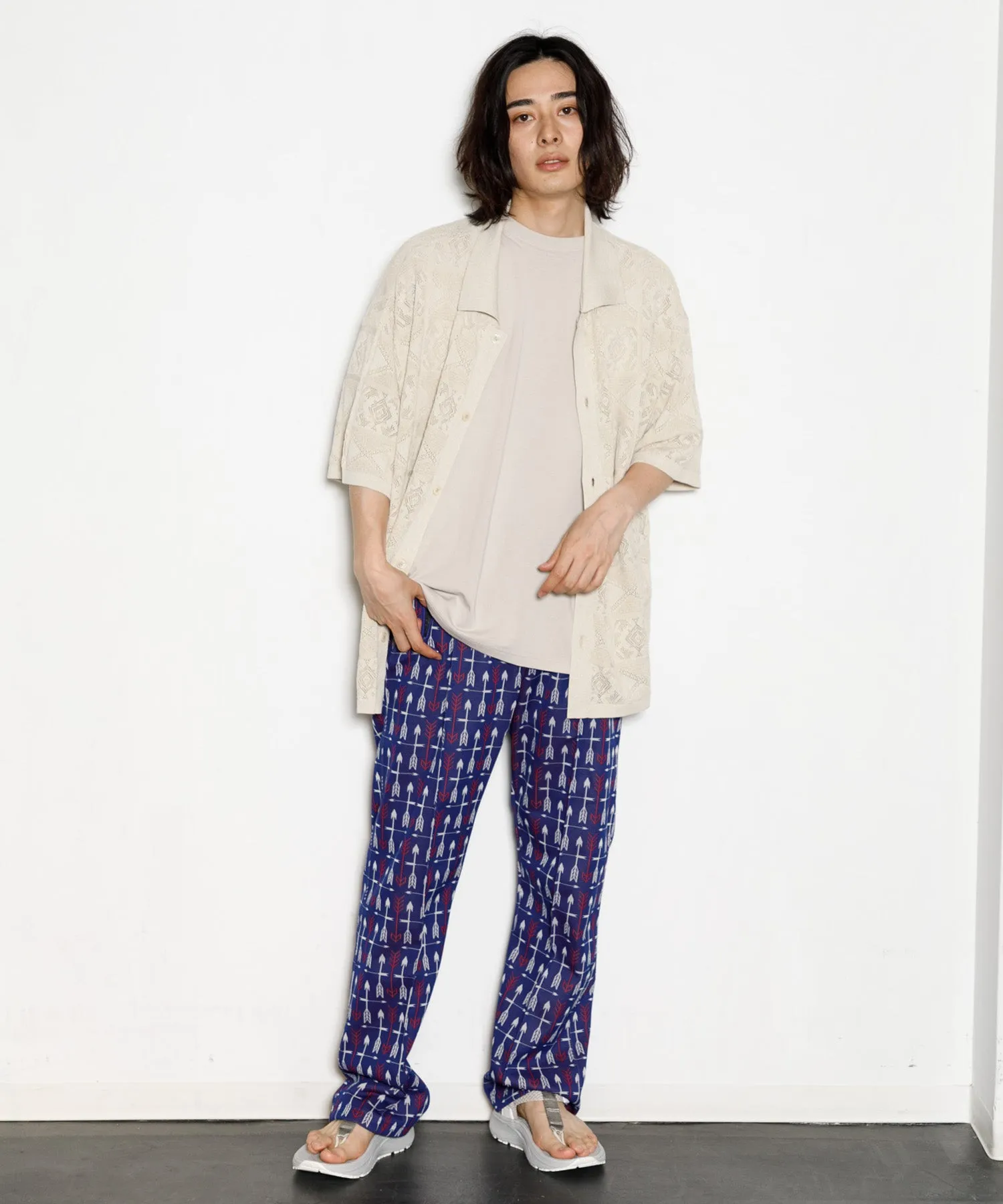 【MEN】NEEDLES Track Pant - Poly Jq.