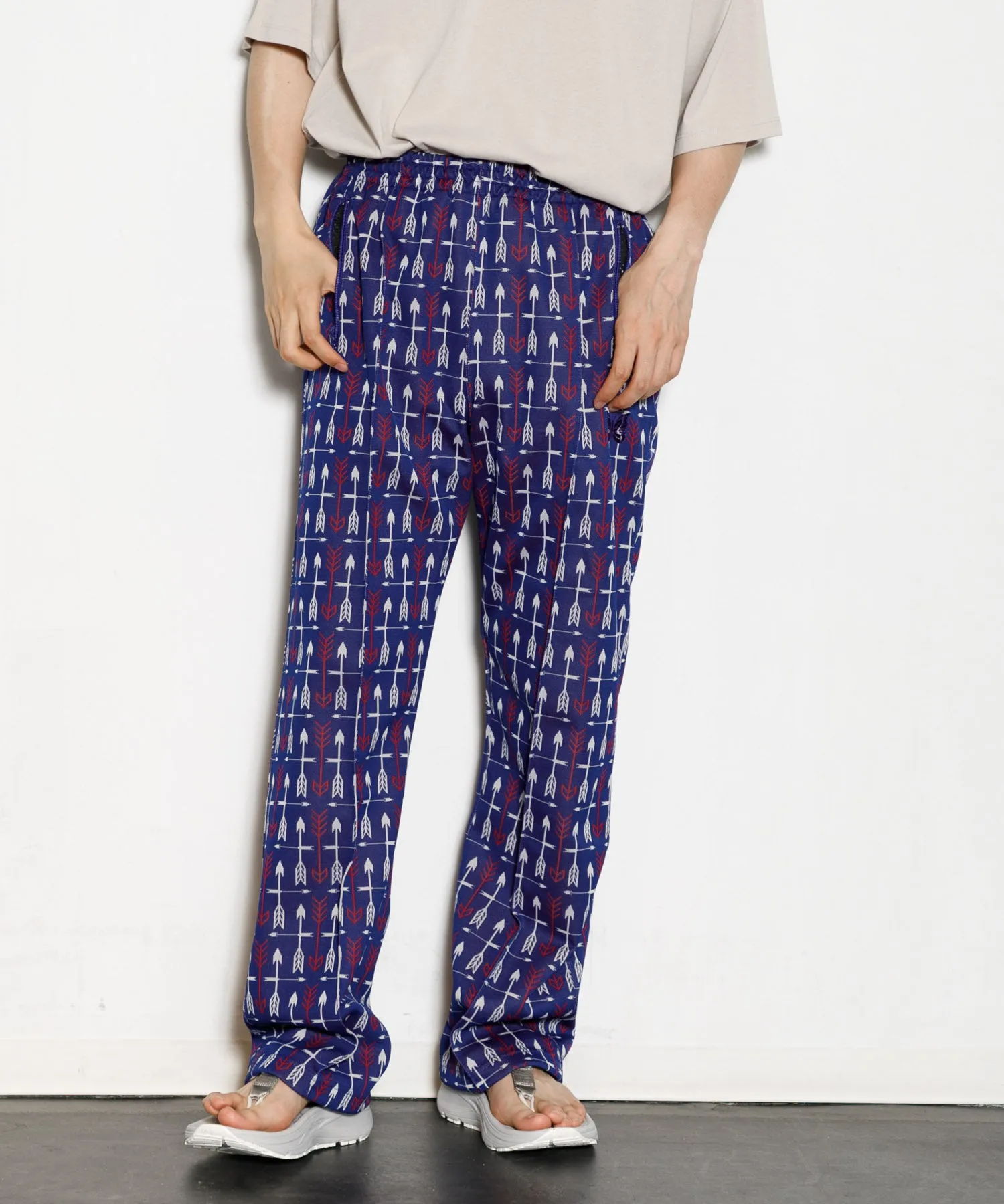 【MEN】NEEDLES Track Pant - Poly Jq.