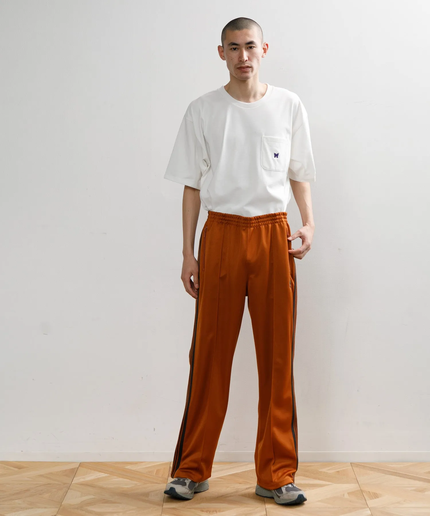 【MEN】NEEDLES TRACK PANT - POLY SMOOTH