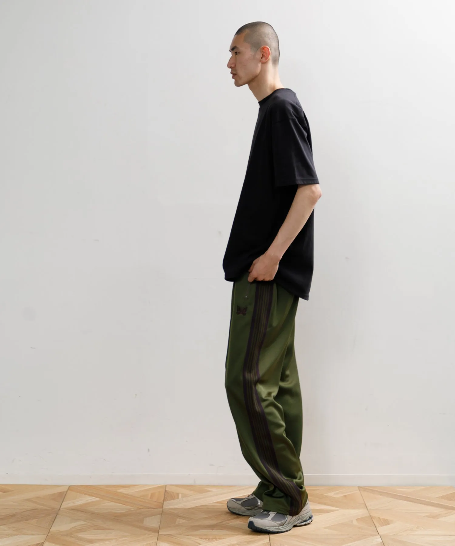 【MEN】NEEDLES TRACK PANT - POLY SMOOTH