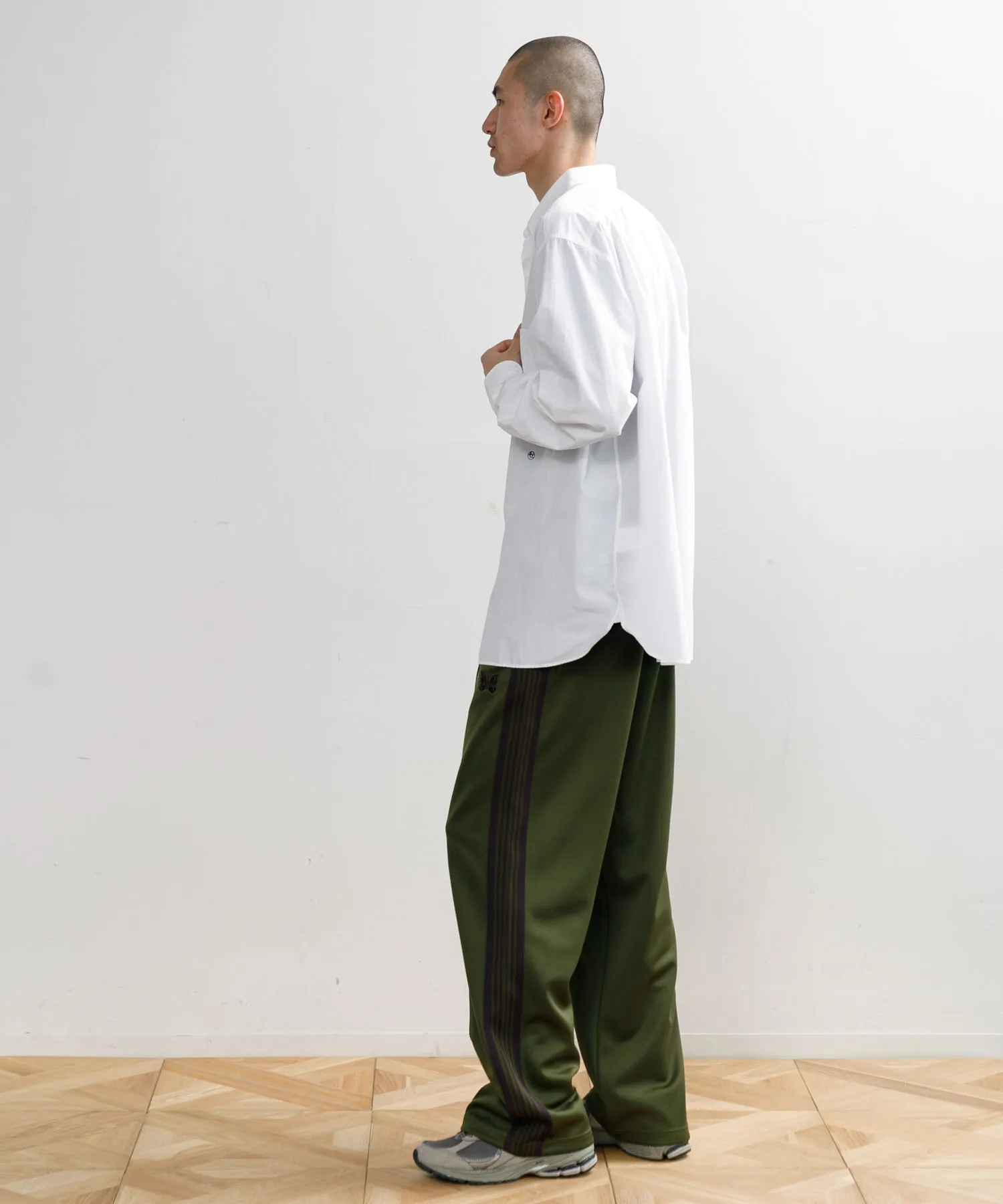 【MEN】NEEDLES TRACK PANT - POLY SMOOTH