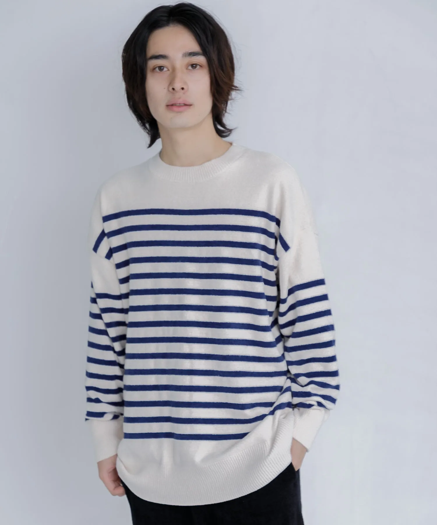 【MEN】nestwell NANDINA BD - CREW NECK BD LONG SLEEVE TOPS -